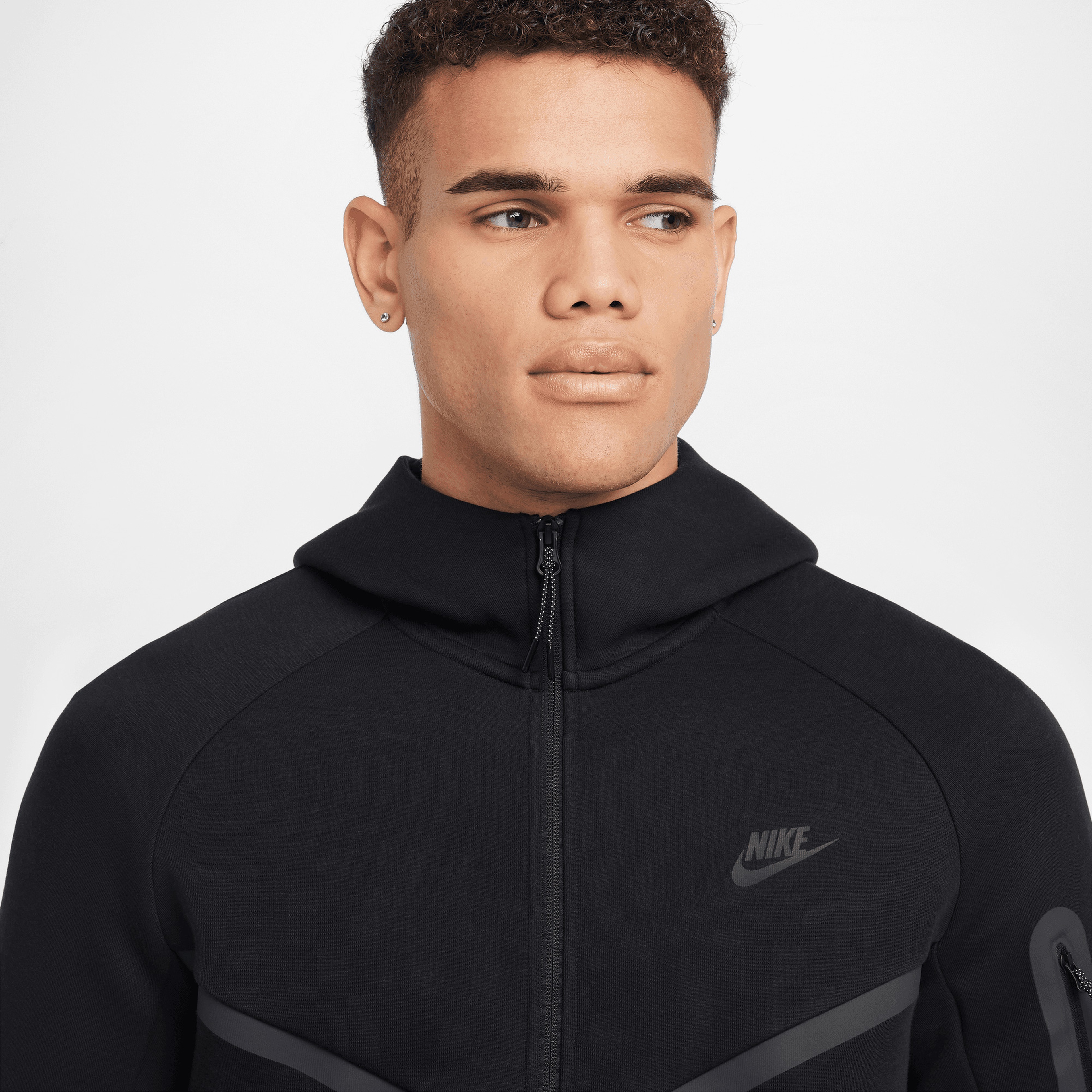 Nike Sportswear Tech Fleece Erkek Siyah Sweatshirt