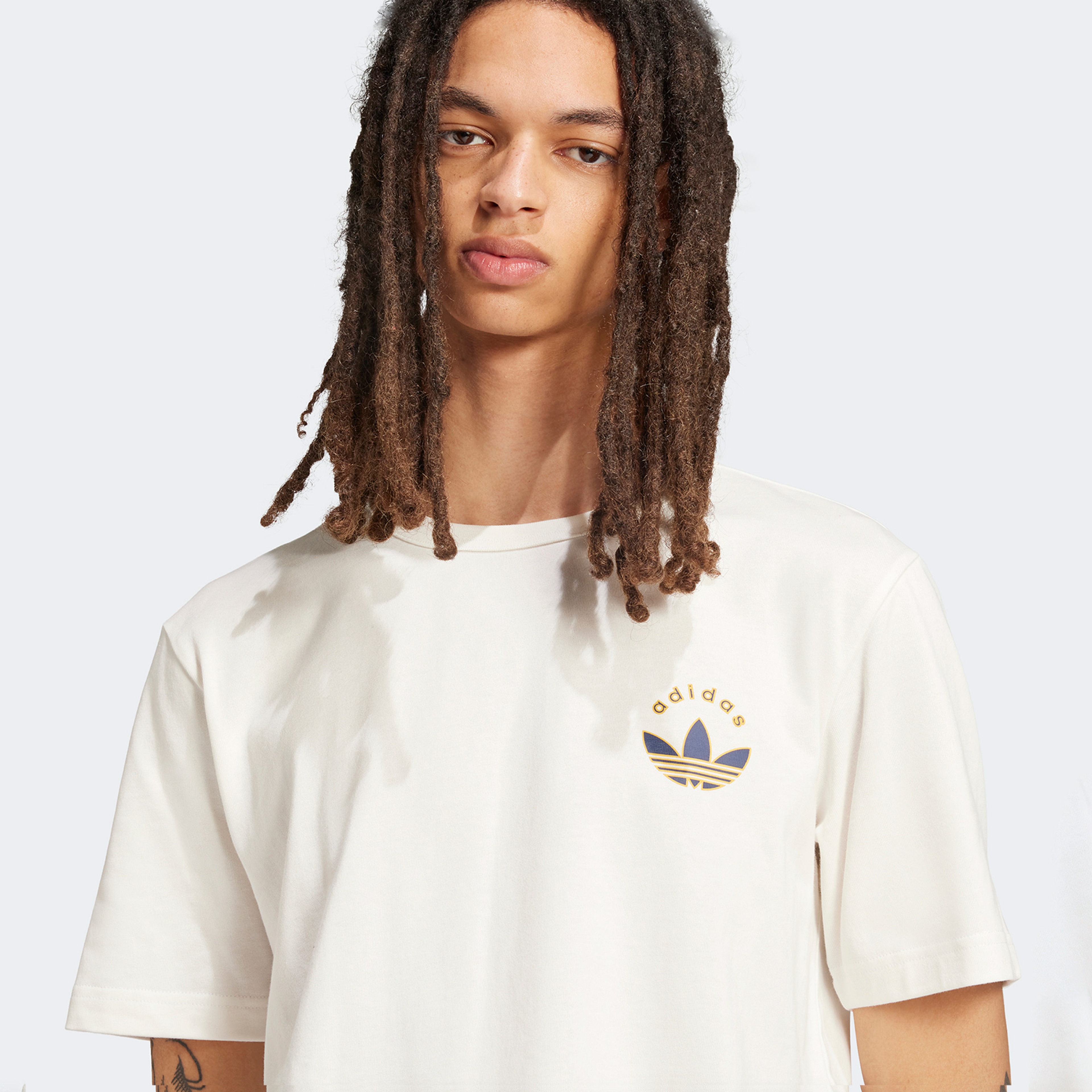 adidas Grfx Off Erkek Beyaz T-Shirt