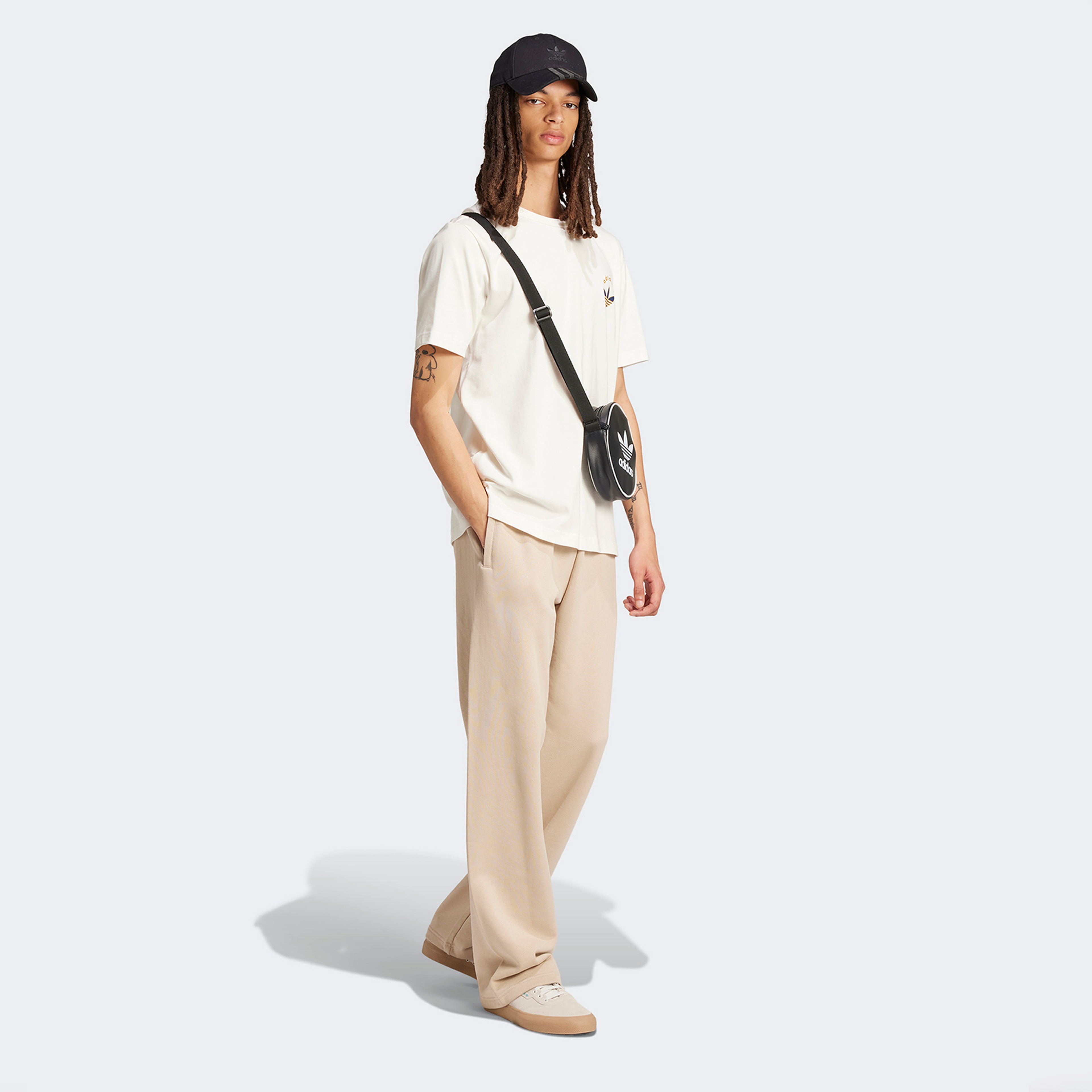 adidas Grfx Off Erkek Beyaz T-Shirt