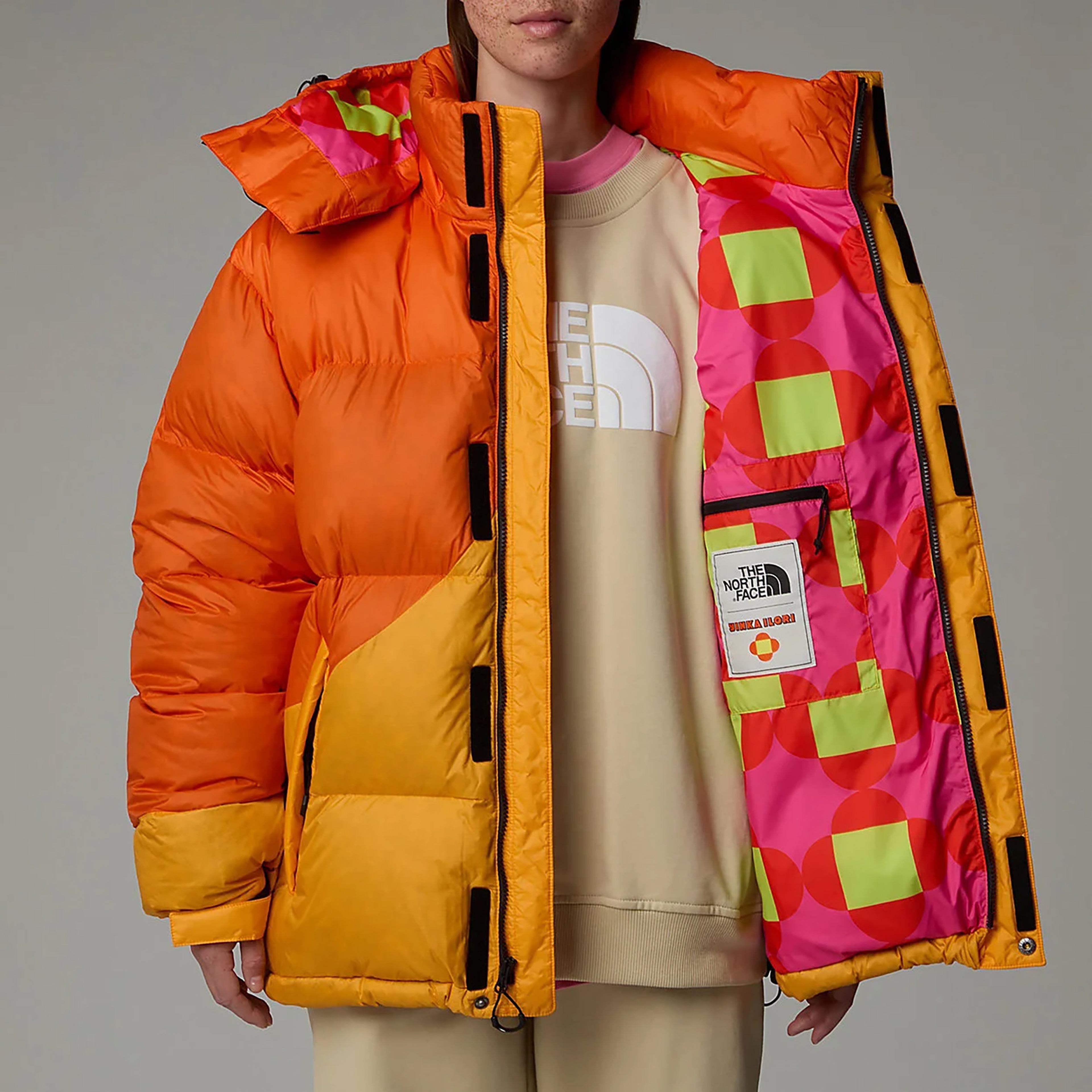 The North Face X Yinka Ilori Down Erkek Turuncu Mont