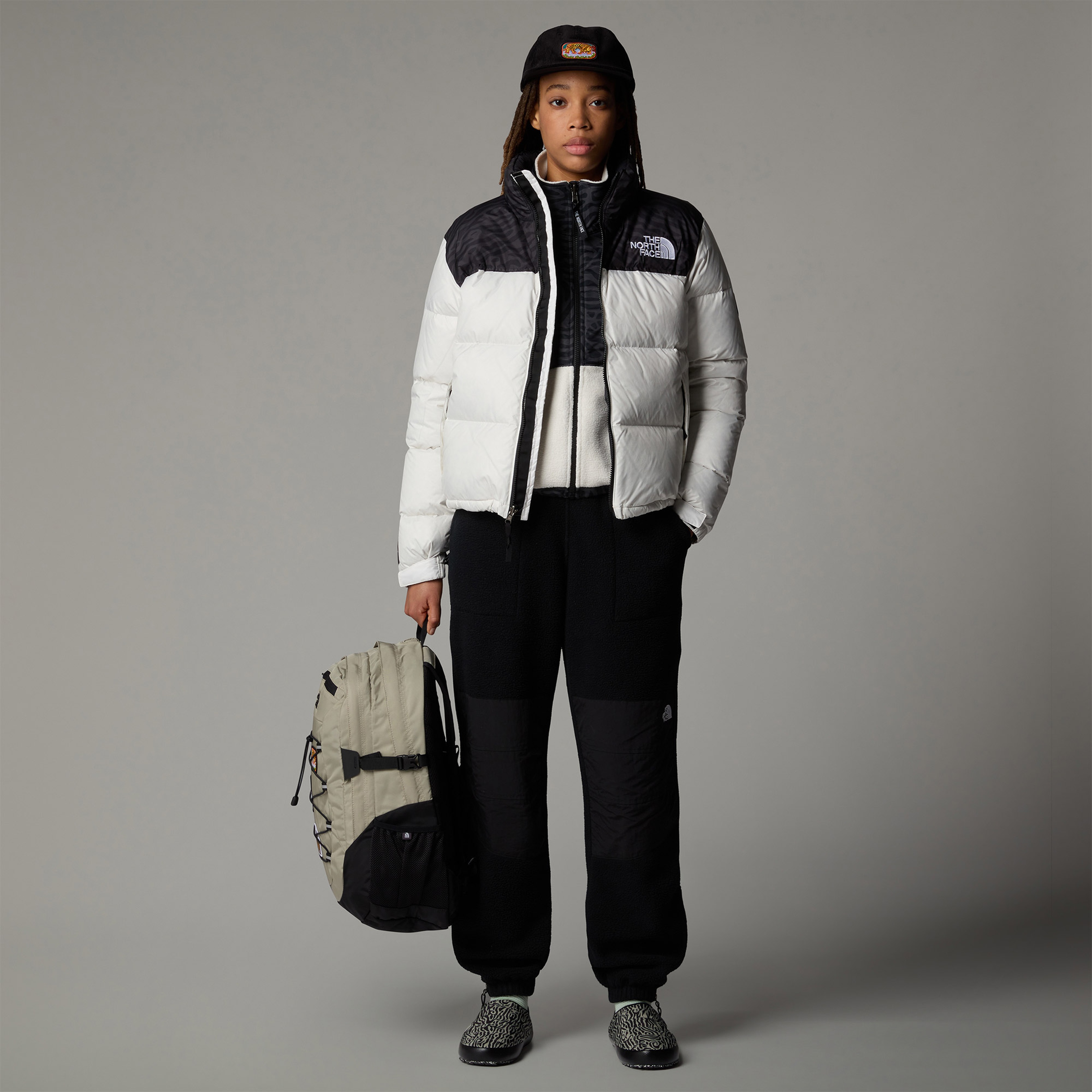 The North Face 1996 Nuptse Kadın Beyaz Mont