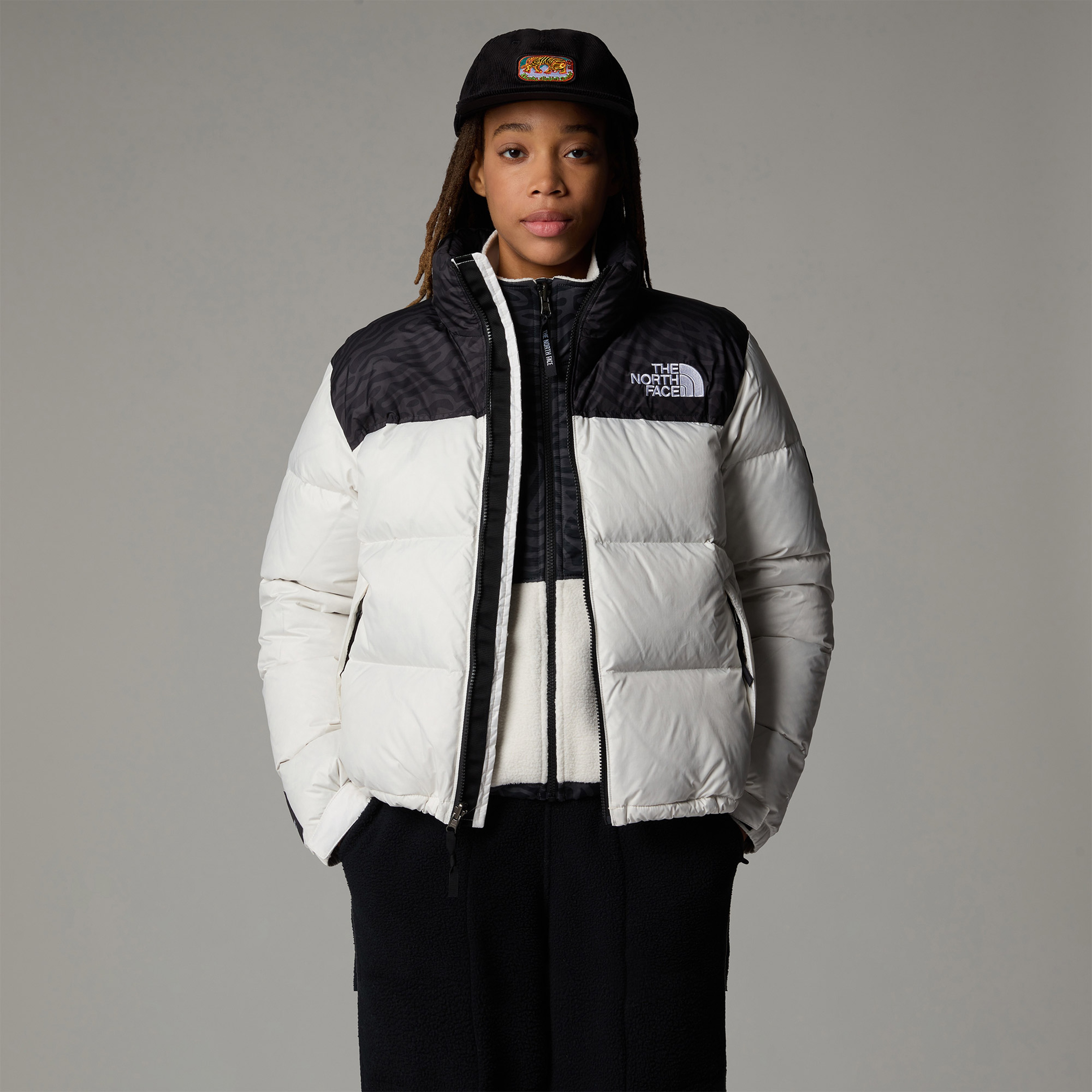 The North Face 1996 Nuptse Kadın Beyaz Mont