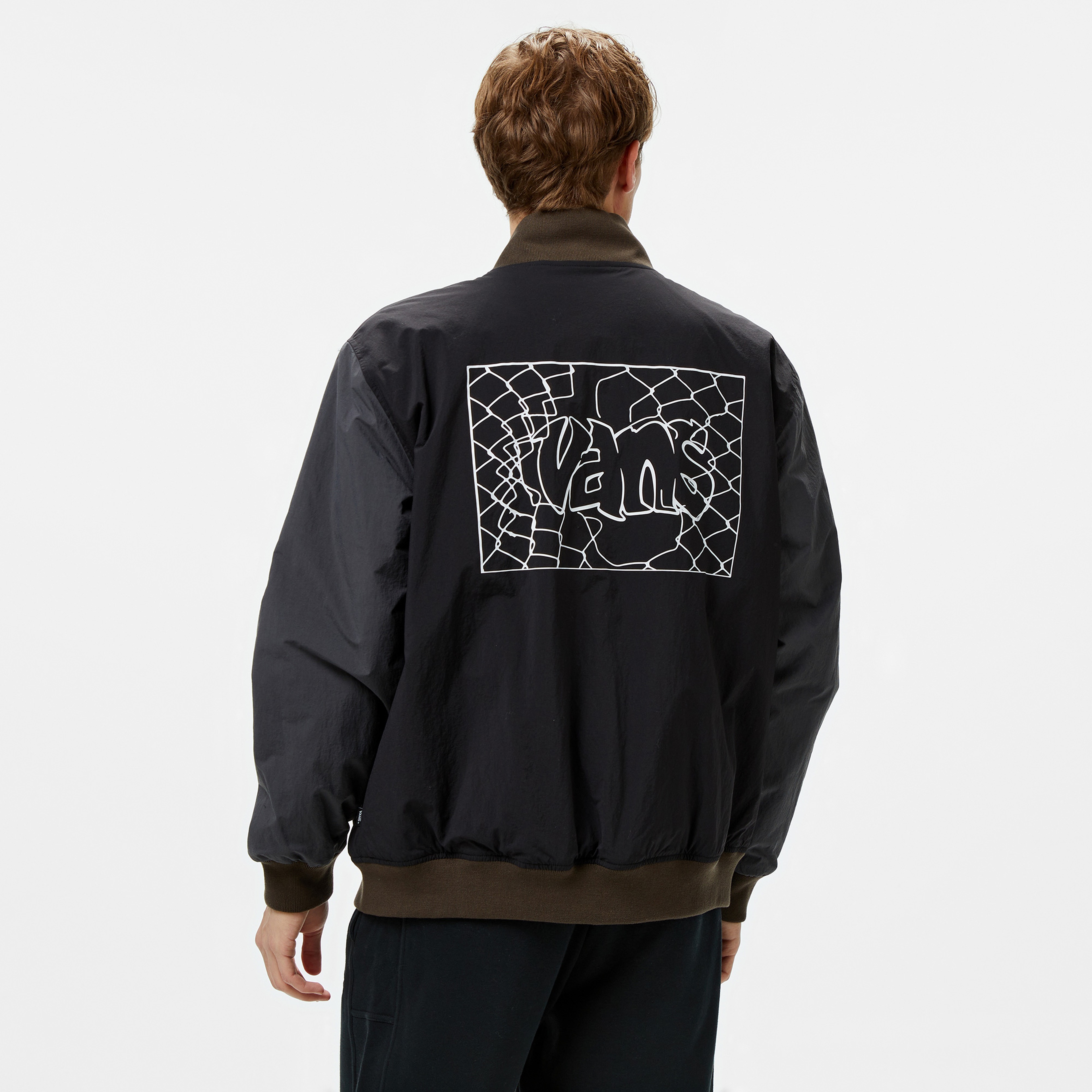 Vans Crazy Eddy Baseball Erkek Siyah Ceket