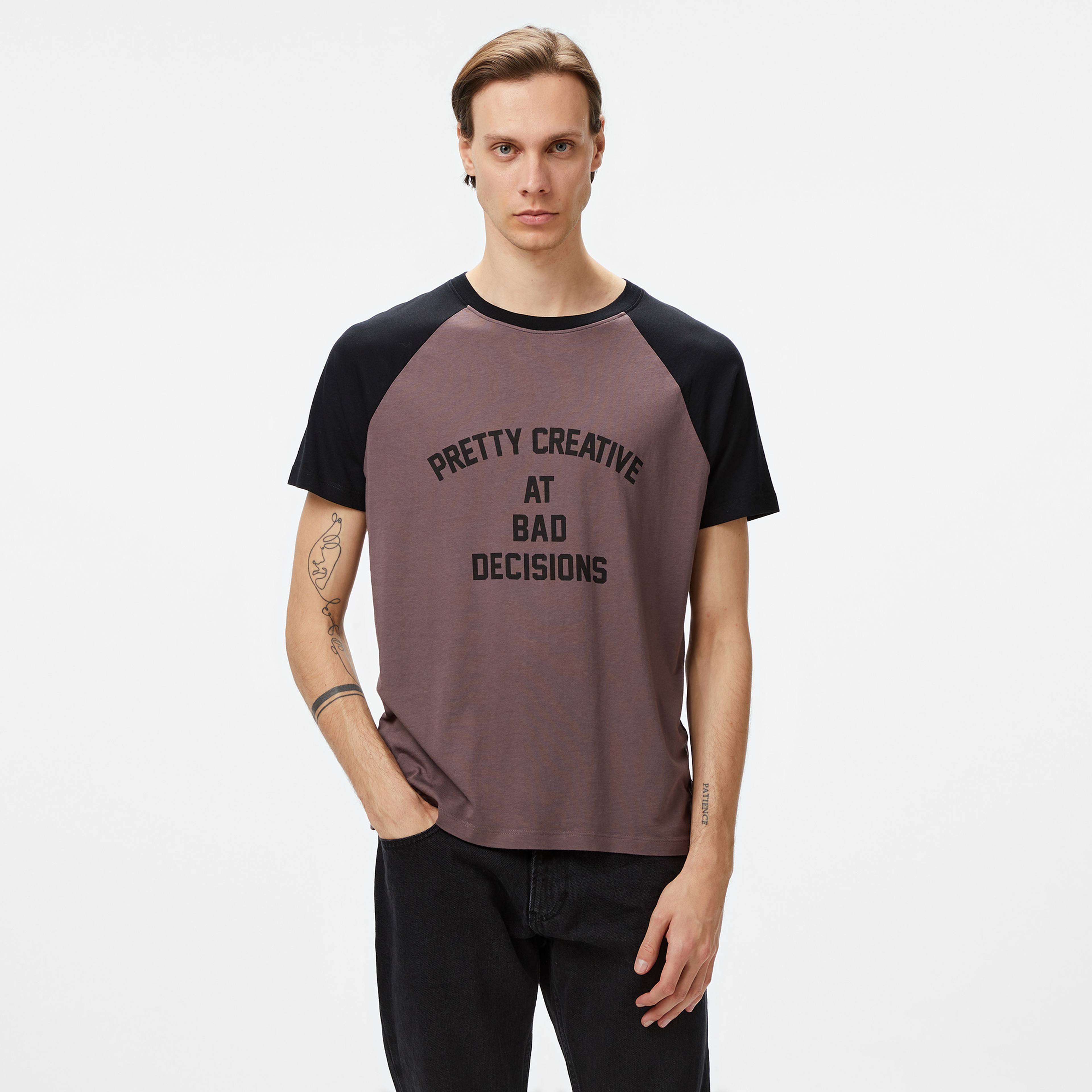 ERKEK KAHVERENGİ T-SHIRT