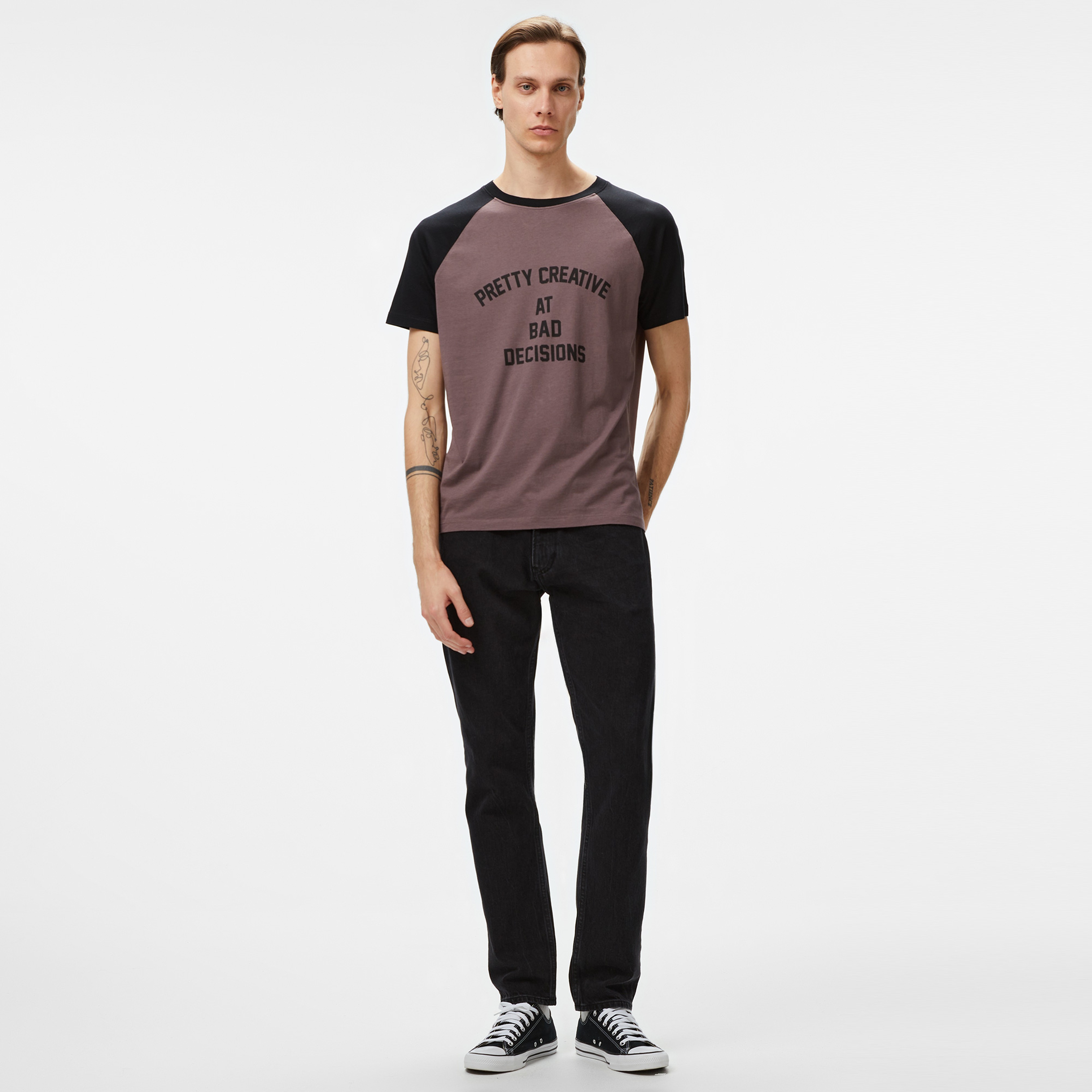 ERKEK KAHVERENGİ T-SHIRT