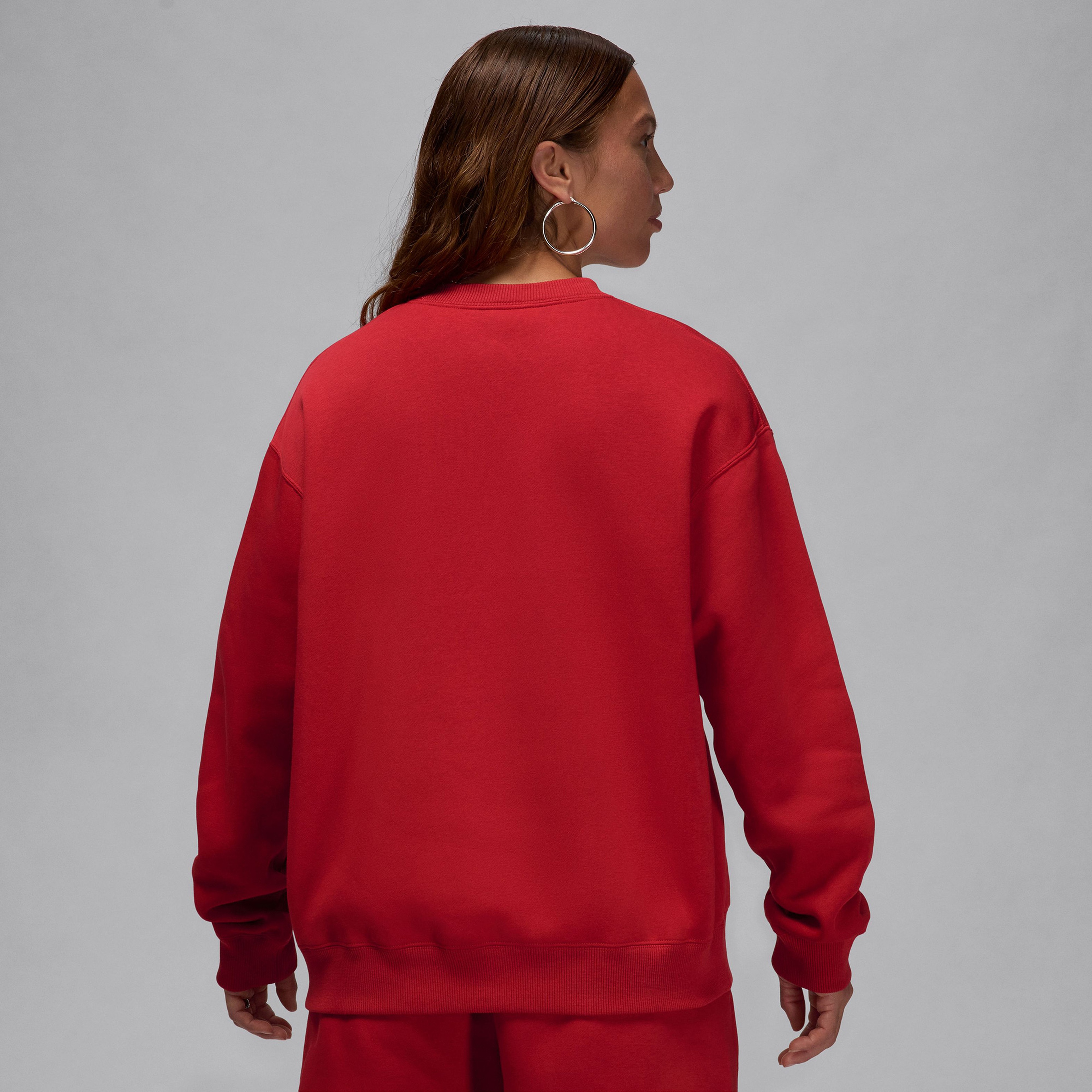 Jordan Brooklyn Fleece Kadın Kırmızı Sweatshirt