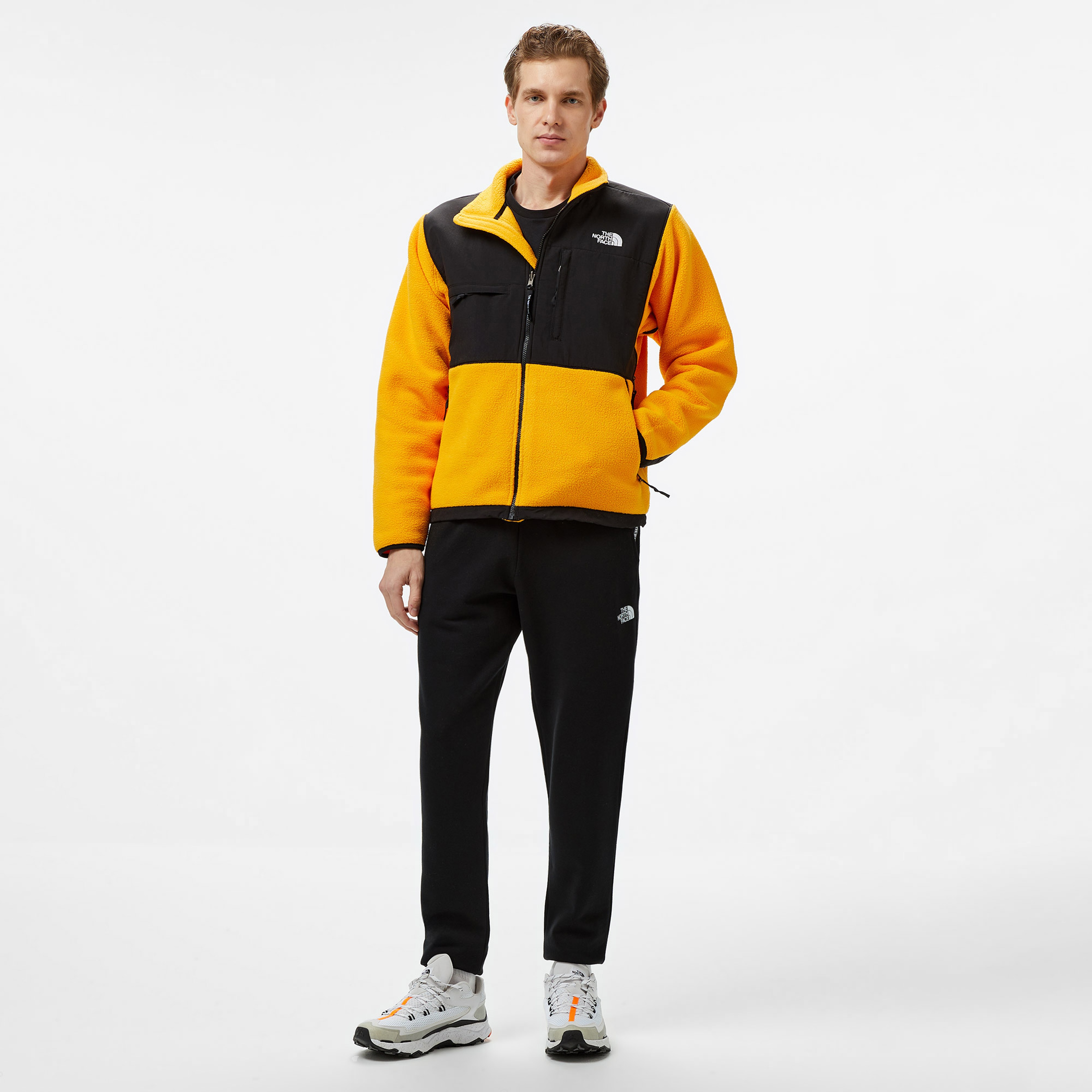 The North Face Retro Denali Erkek Sarı/Siyah Ceket