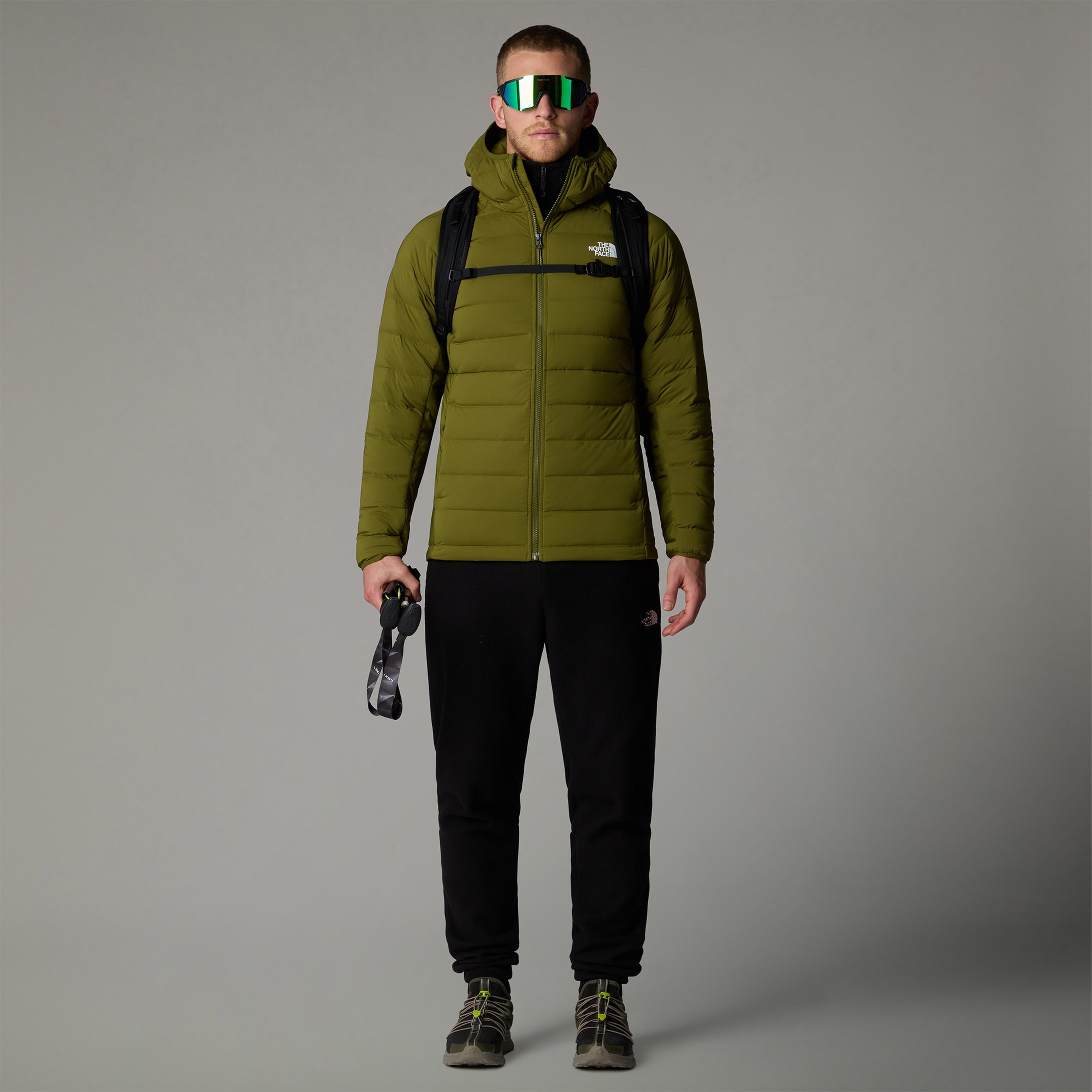The North Face Belleview Strech Erkek Haki Kaz Tüyü Mont