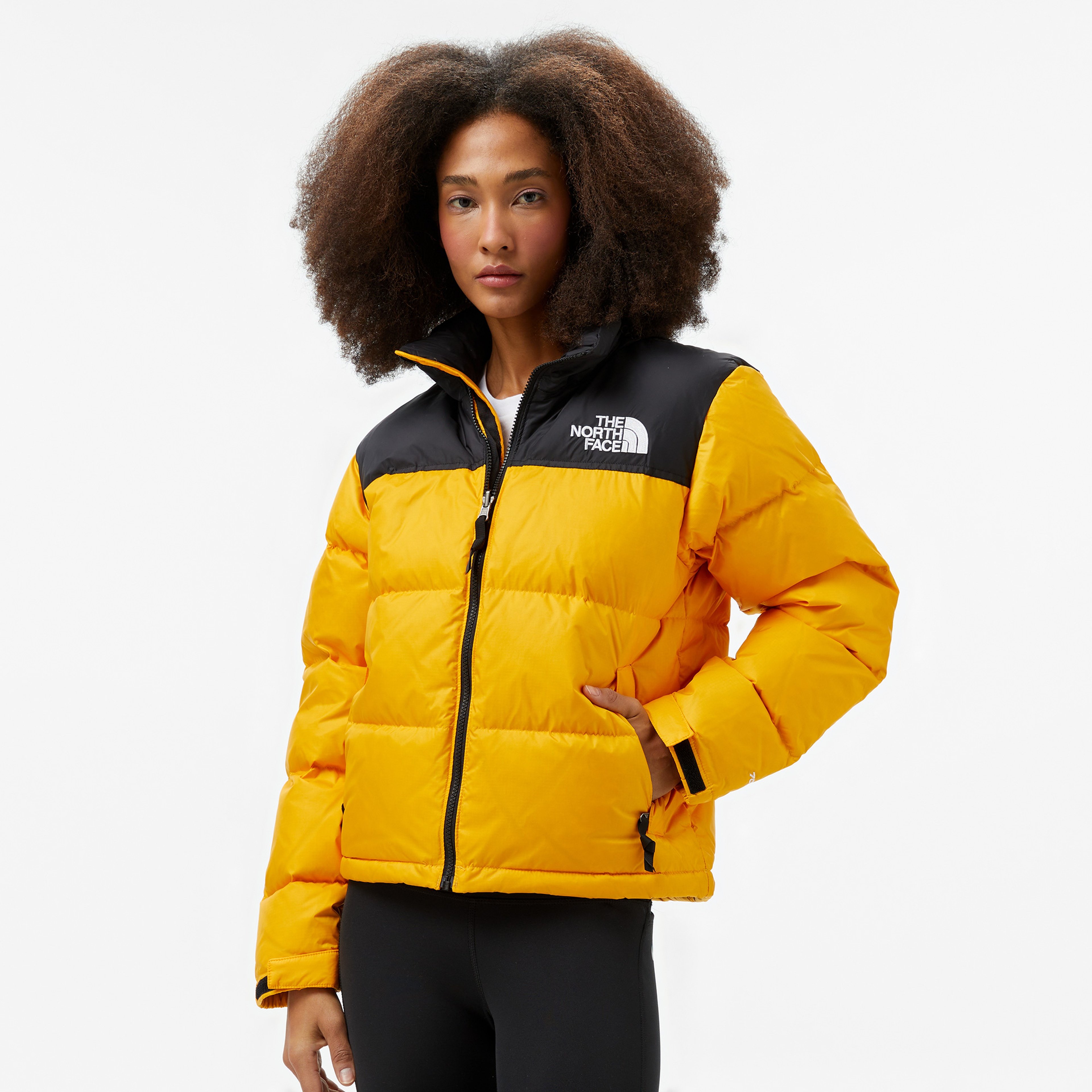 The North Face 1996 Retro Nuptse Kadın Sarı Mont