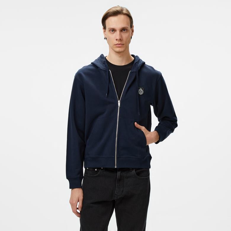 ERKEK KOYU MAVİ SWEATSHIRT