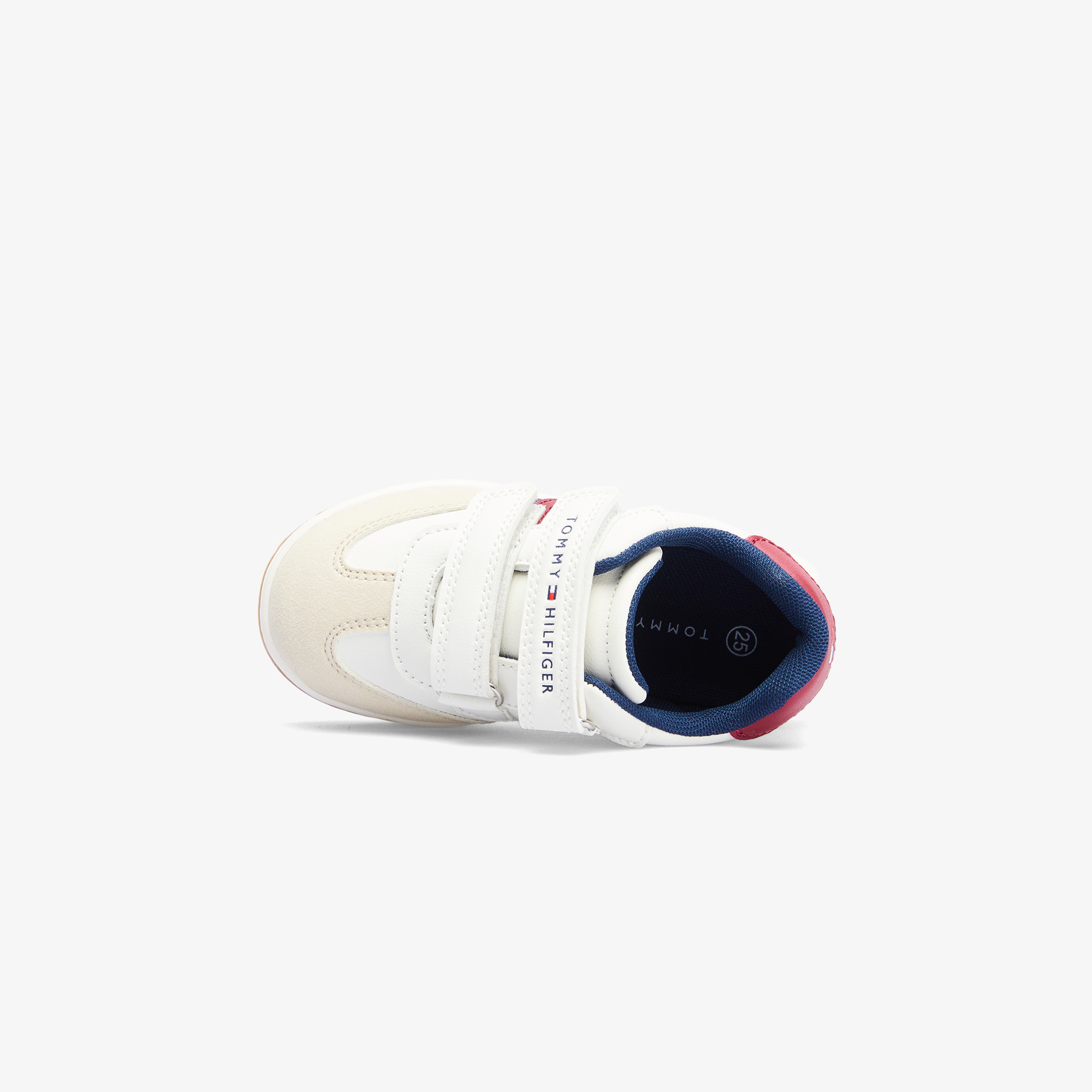 Tommy Hilfiger Flag Low Cut Lace Up Velcro Bebek Bej Spor Ayakkabı