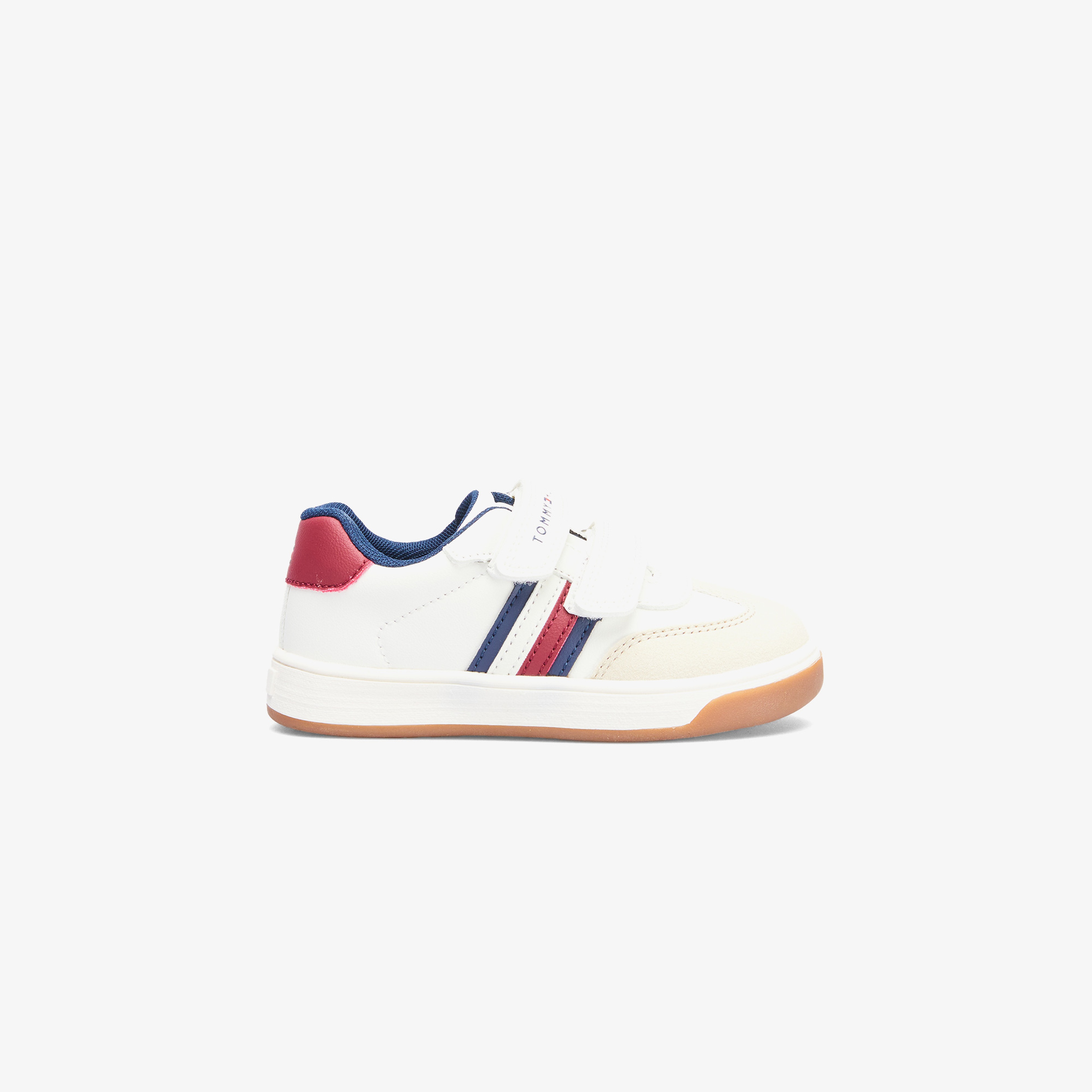 Tommy Hilfiger Flag Low Cut Lace Up Velcro Bebek Bej Spor Ayakkabı