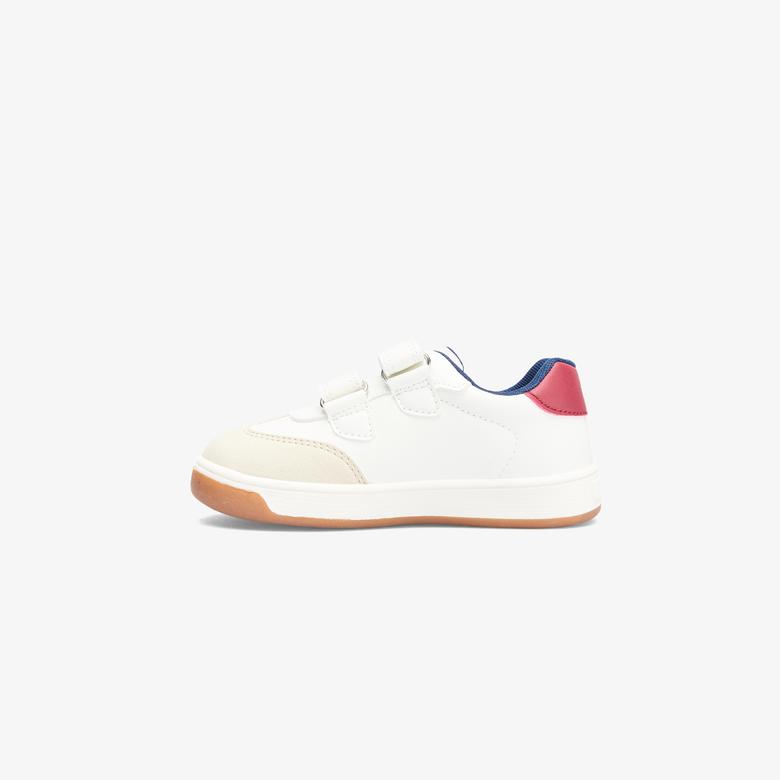 Tommy Hilfiger Flag Low Cut Lace Up Velcro Bebek Bej Spor Ayakkabı