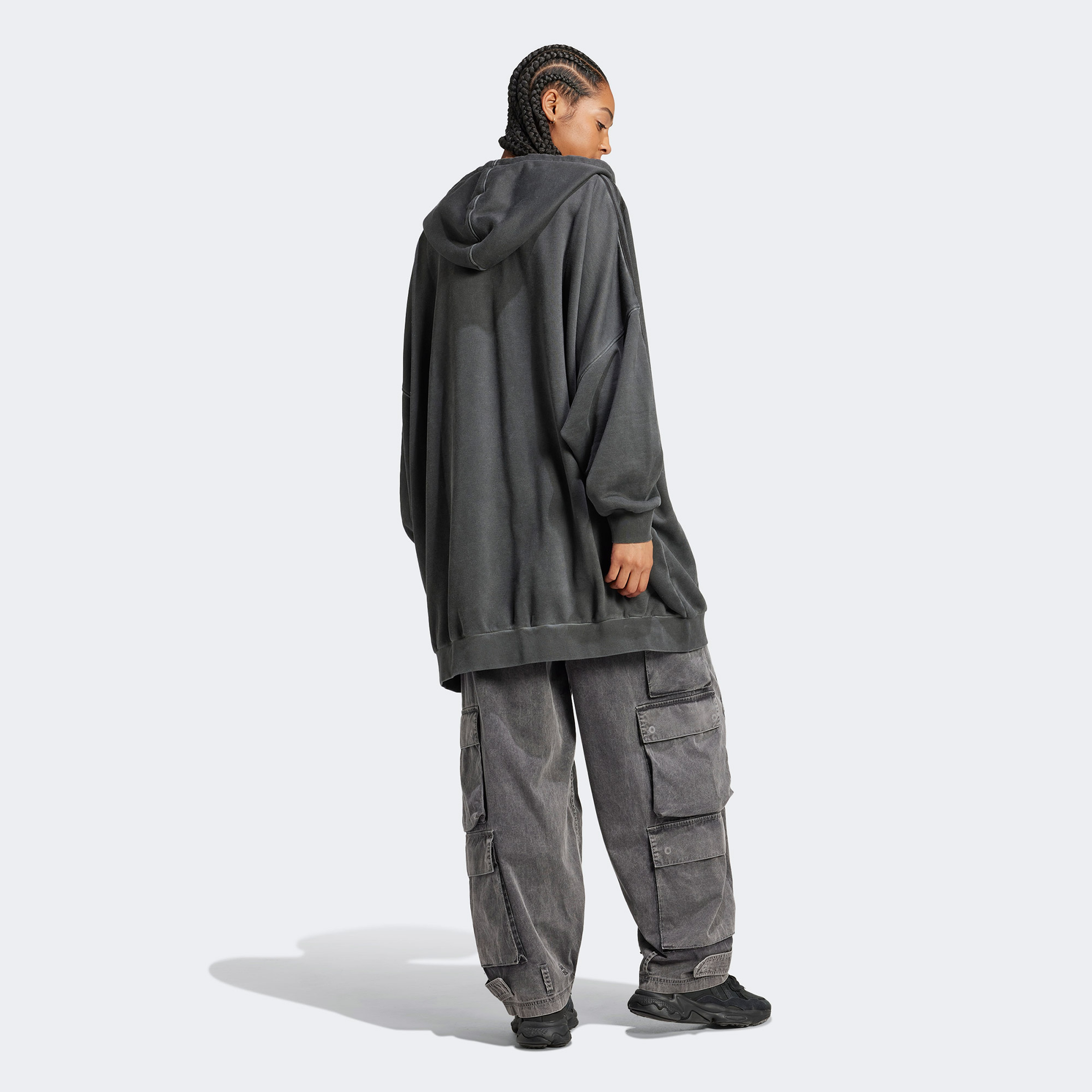 adidas Originals Adilenium Kadın Gri Sweatshirt