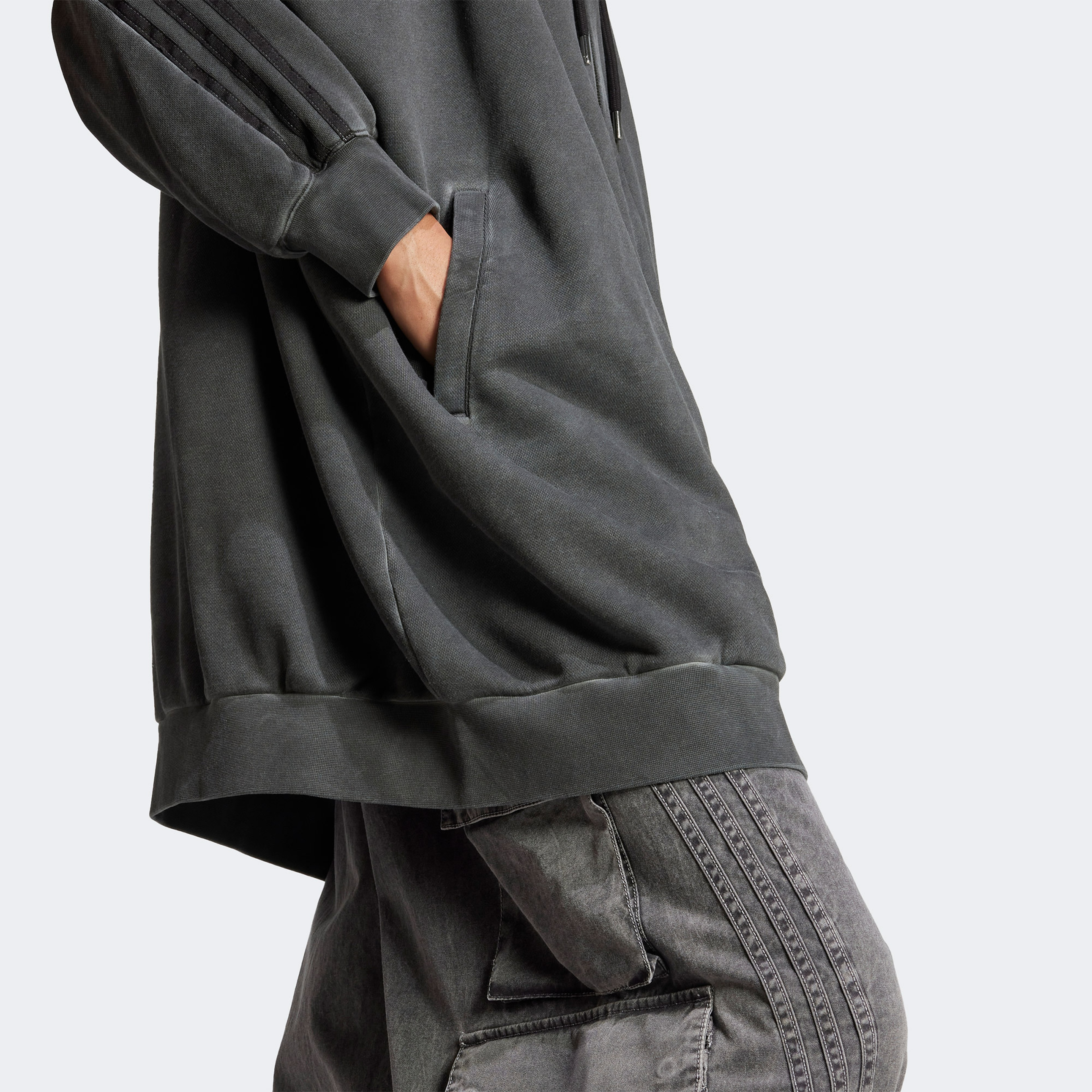 adidas Originals Adilenium Kadın Gri Sweatshirt