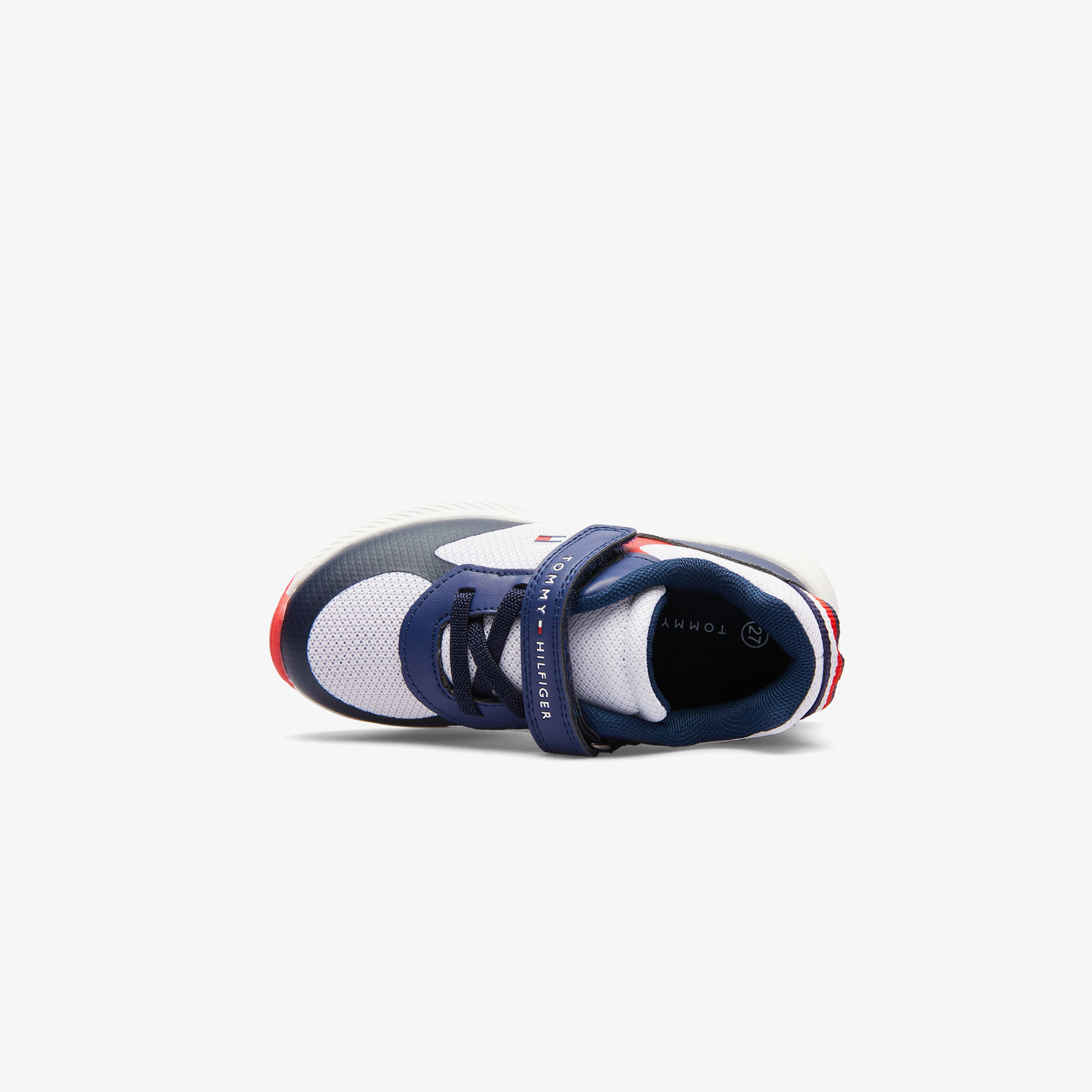 Tommy Hilfiger Flag Low Cut Lace Up Velcro Bebek Lacivert Spor Ayakkabı