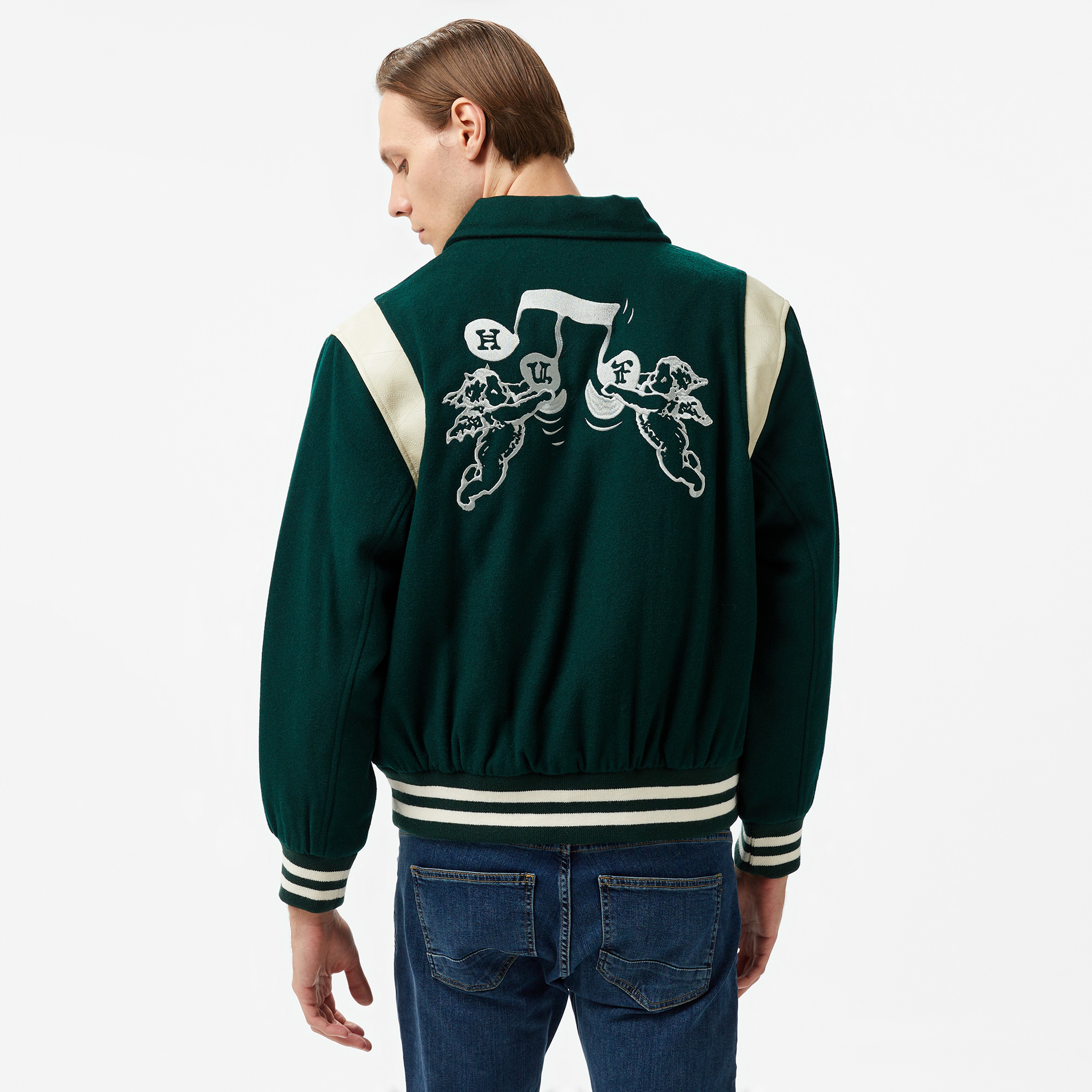 Huf Song Varsity Erkek Yeşil Ceket