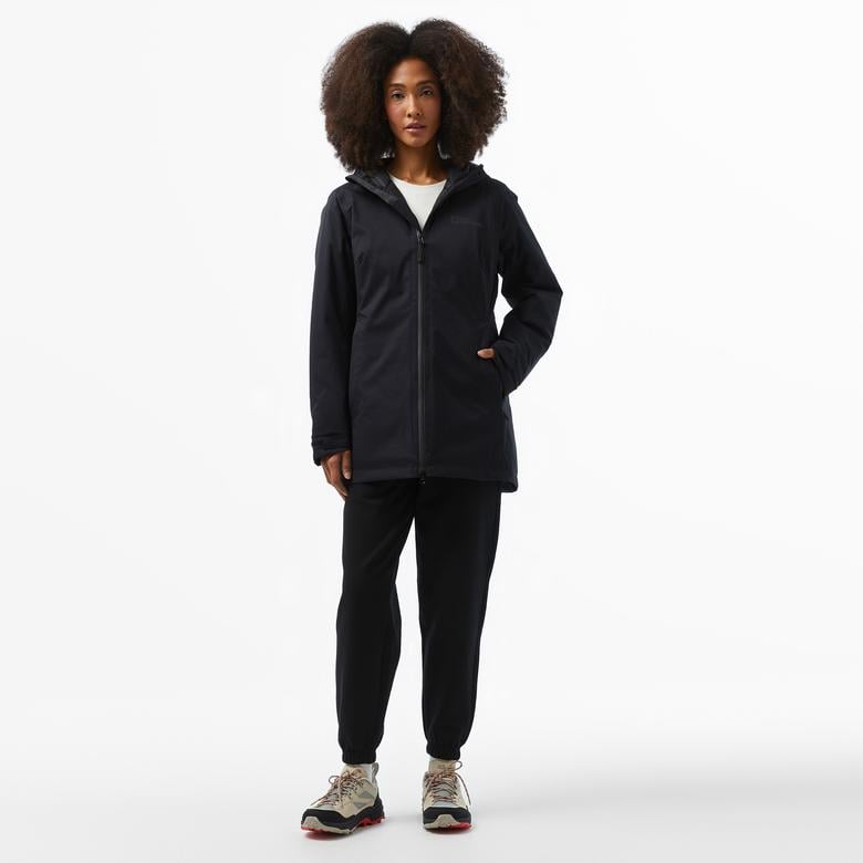 Jack Wolfskin Texapore Fiber Insulated Kadın Siyah Ceket