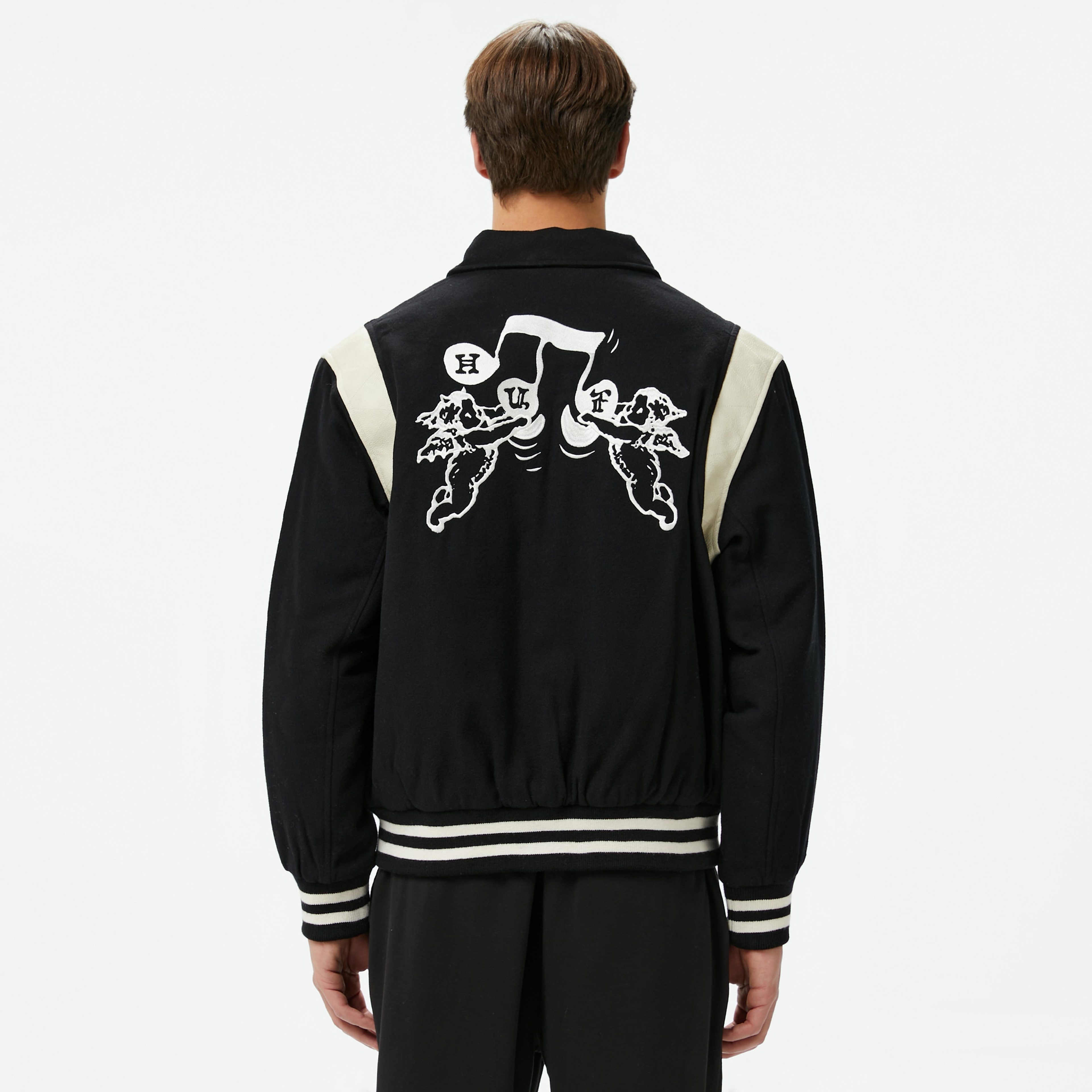 Huf Song Varsity Erkek Siyah Ceket