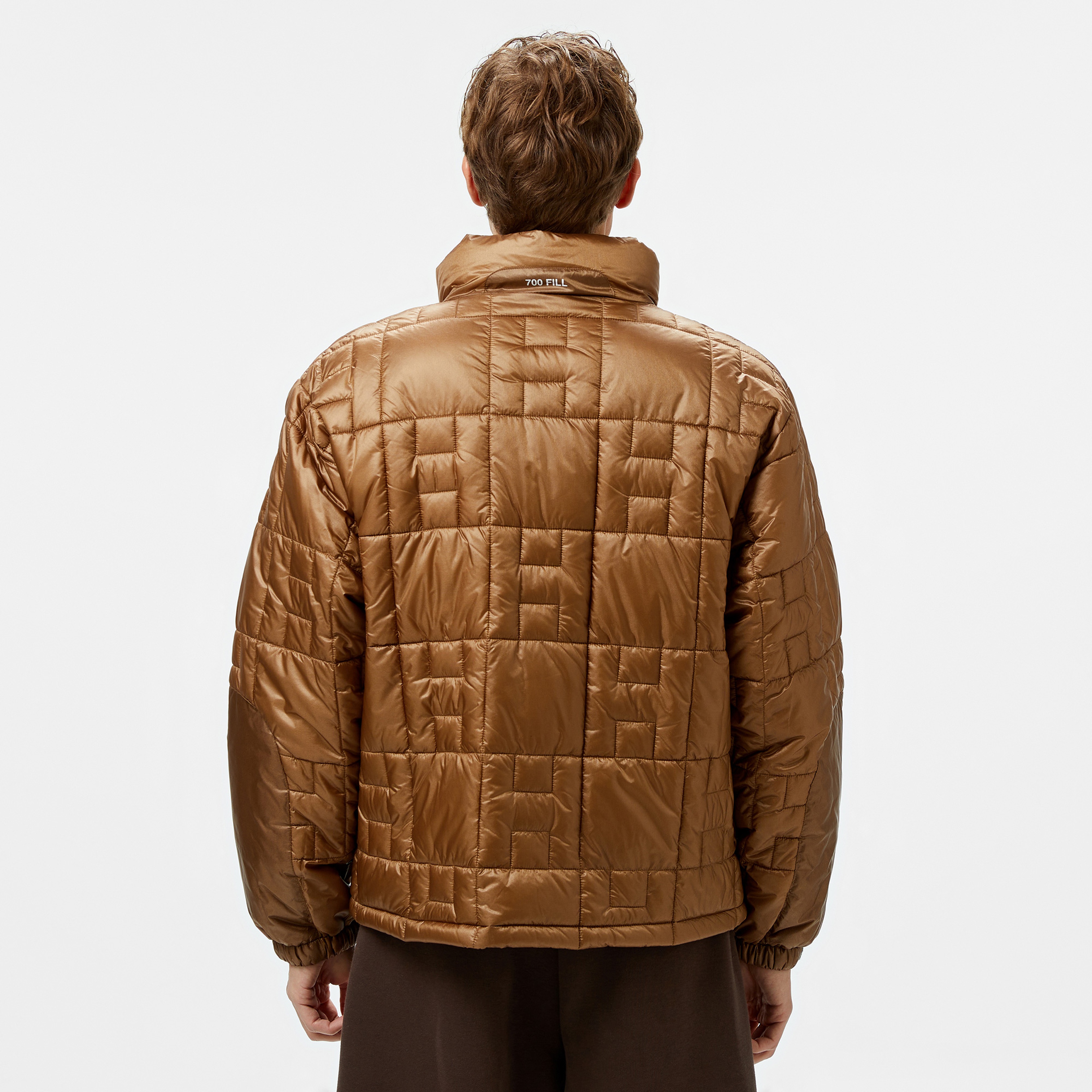 Huf Pertex Puffer Erkek Kahverengi Ceket