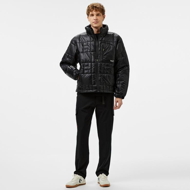 Huf Pertex Puffer Erkek Siyah Ceket