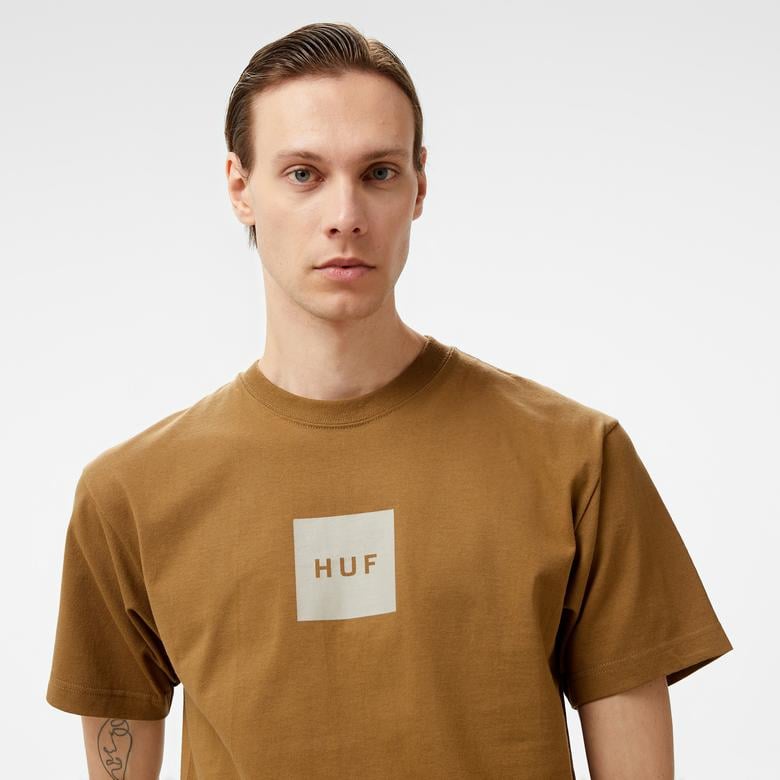 HUF Set Box S/S Erkek Kahverengi T-Shirt