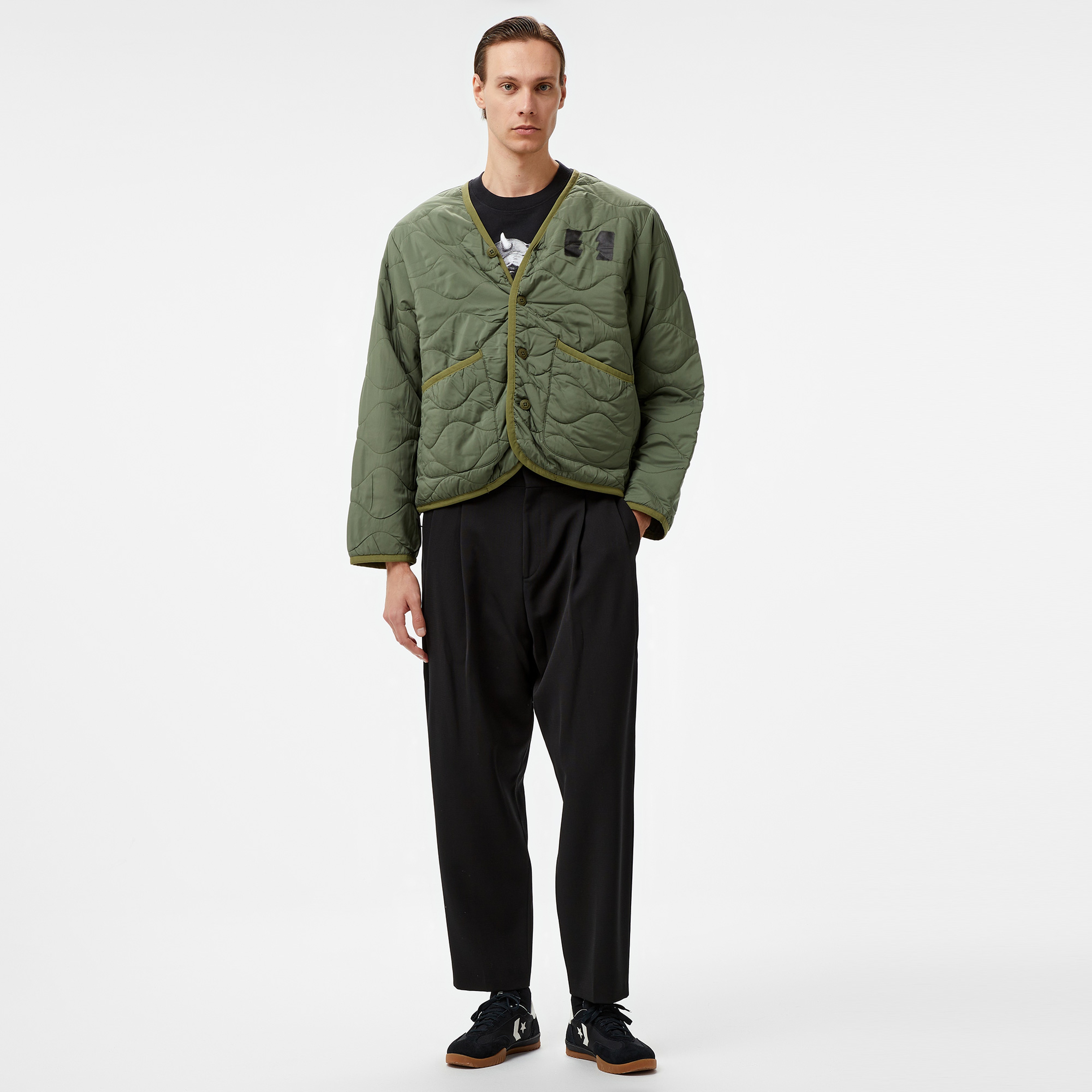 The Hundreds nager Liner Erkek Yeşil Ceket