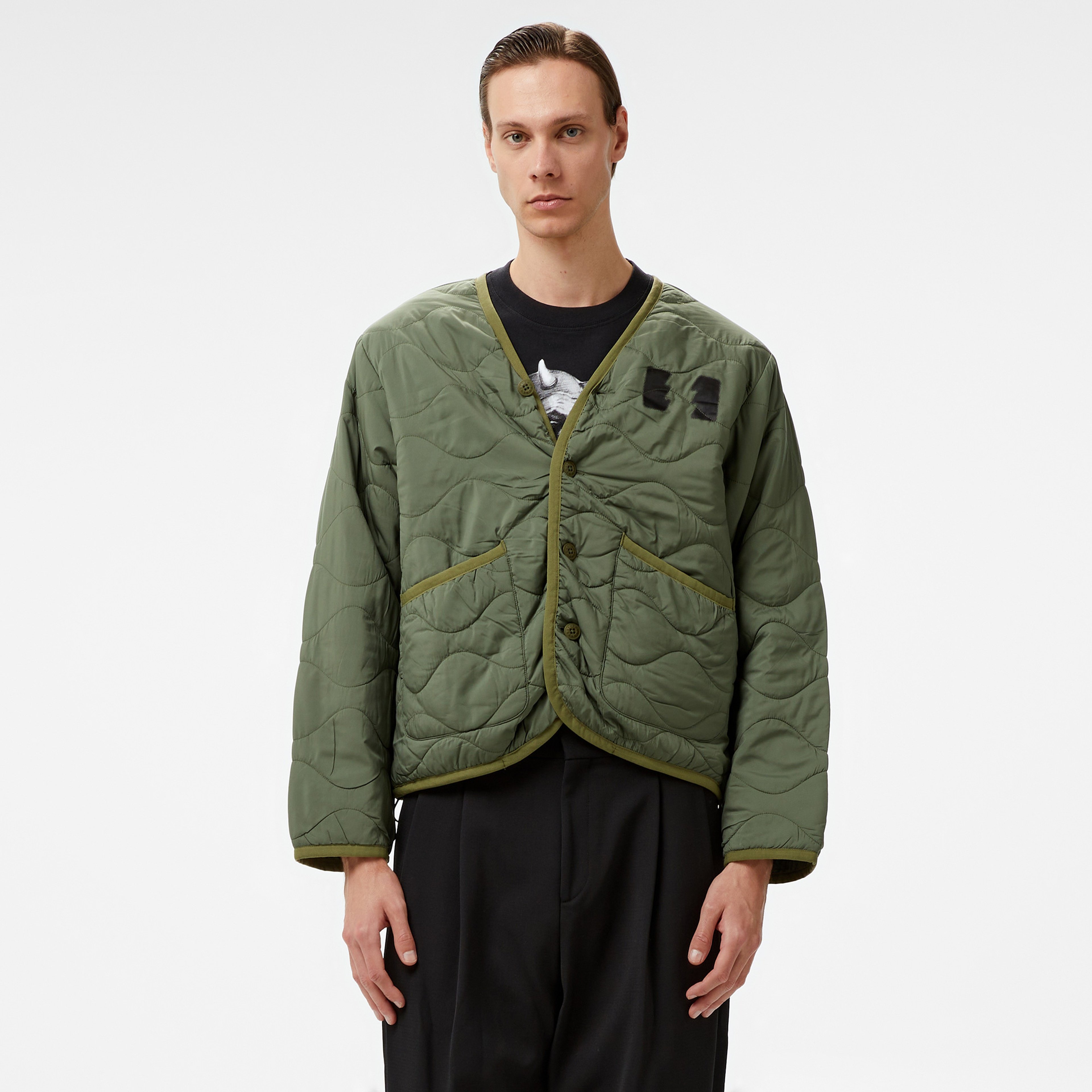 The Hundreds nager Liner Erkek Yeşil Ceket