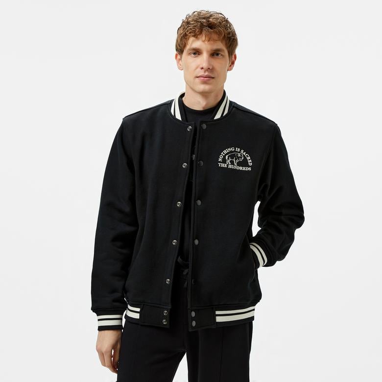The Hundreds Team Fleece Erkek Siyah Ceket
