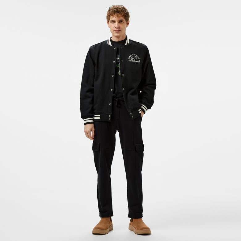 The Hundreds Team Fleece Erkek Siyah Ceket
