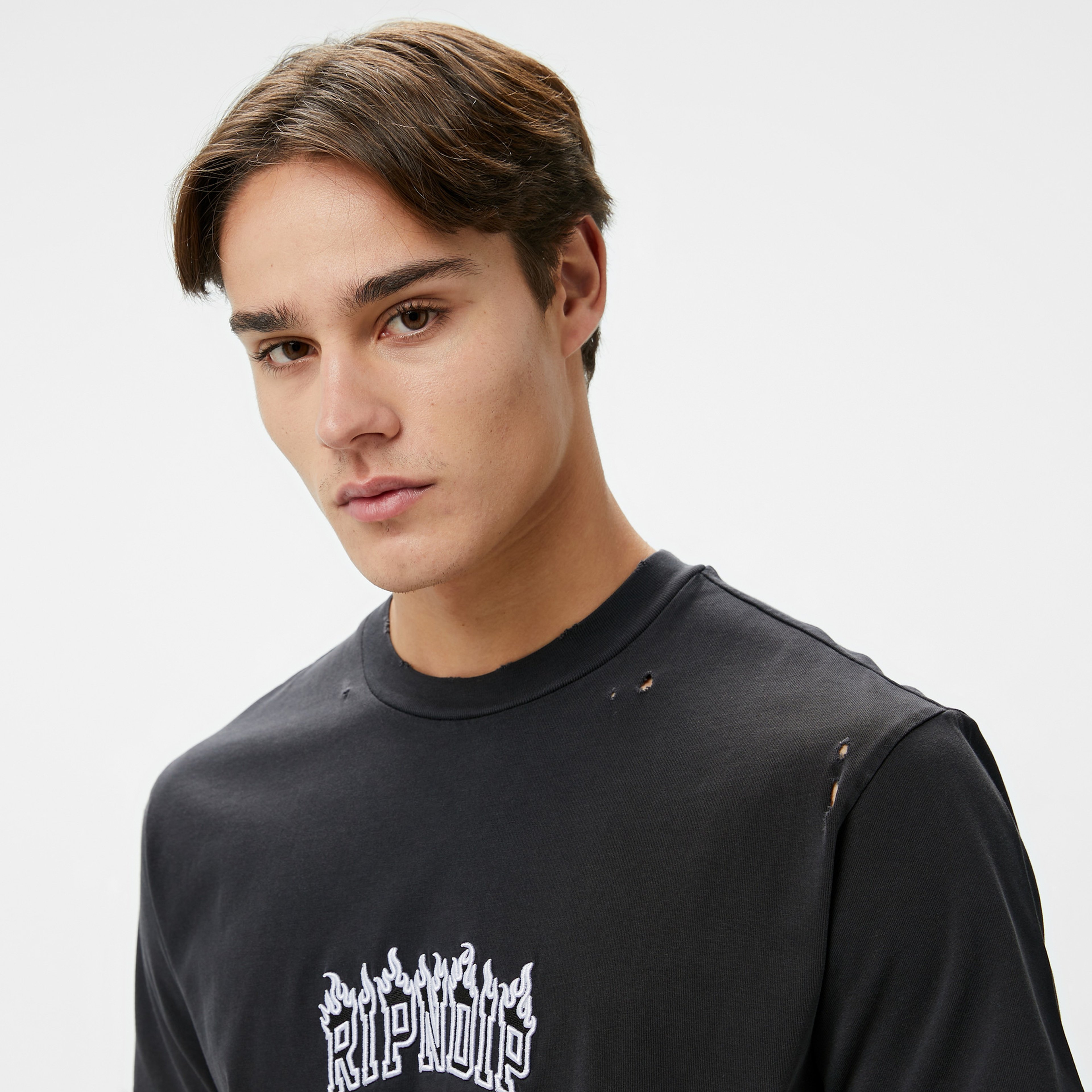 Ripndip Fire Spirit Erkek Siyah T-Shirt