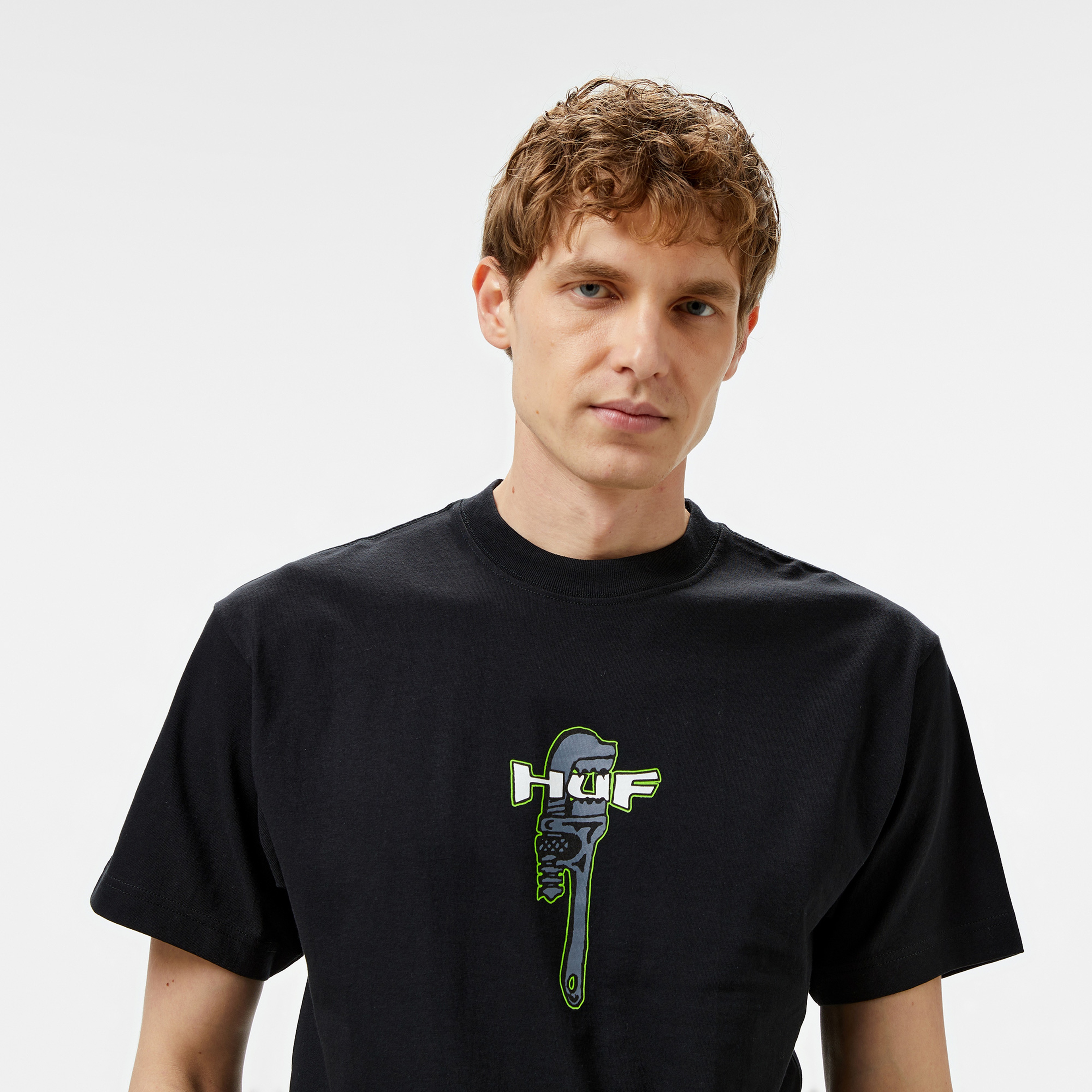 HUF Vise Erkek Siyah Tişört