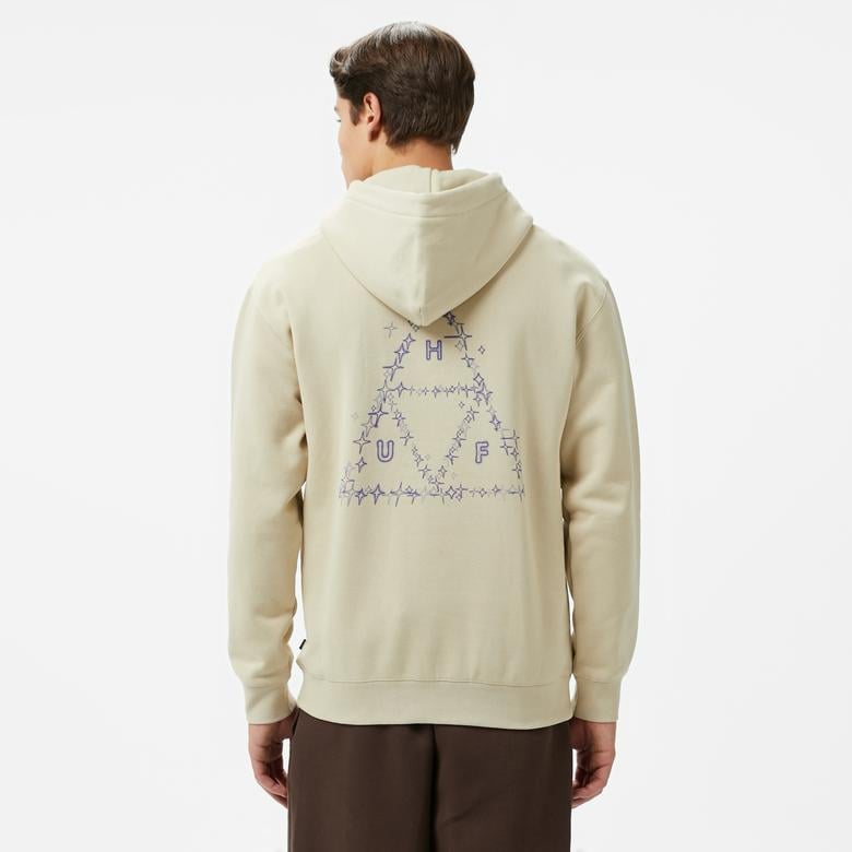 HUF Gleam P/O Erkek Bej Hoodie