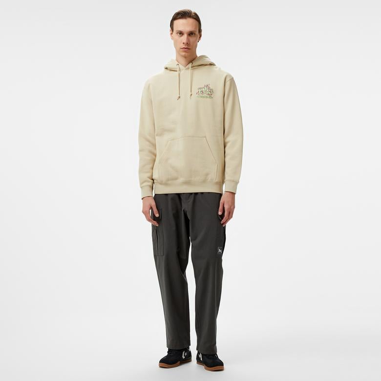 Huf Productions P/O Erkek Bej Hoodie