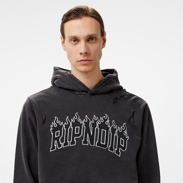 Ripndip Fire Spirit Erkek Siyah Sweatshirt