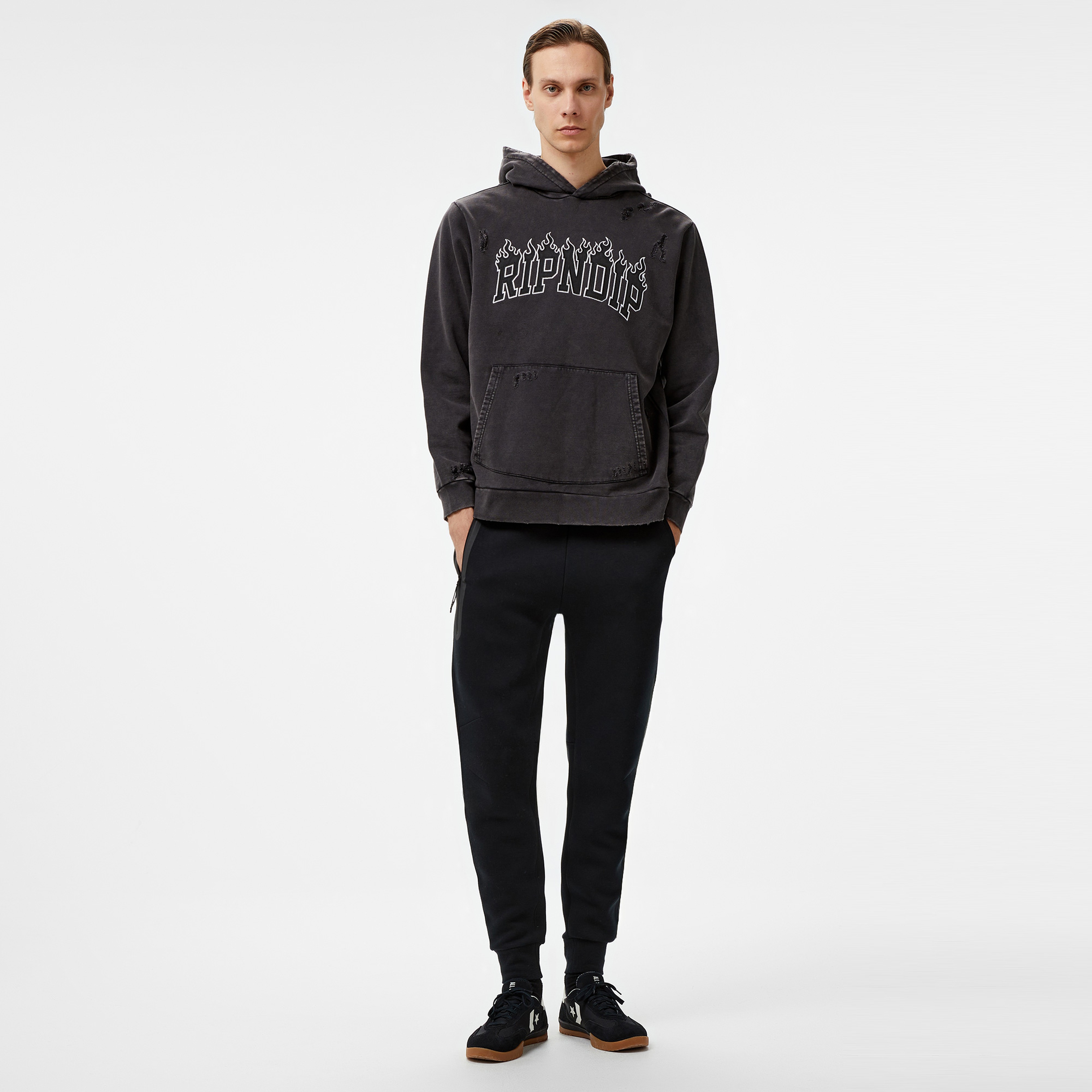 Ripndip Fire Spirit Erkek Siyah Sweatshirt