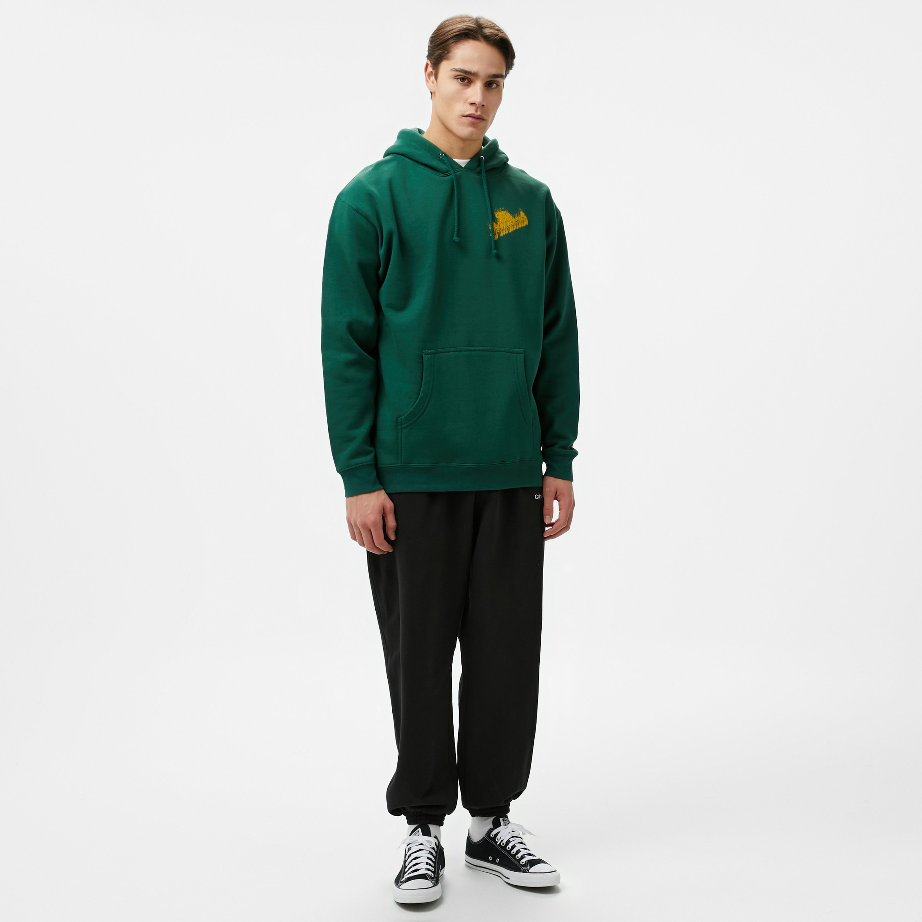 The Hundreds Blurred Slant Pullover Erkek Yeşil Sweatshirt