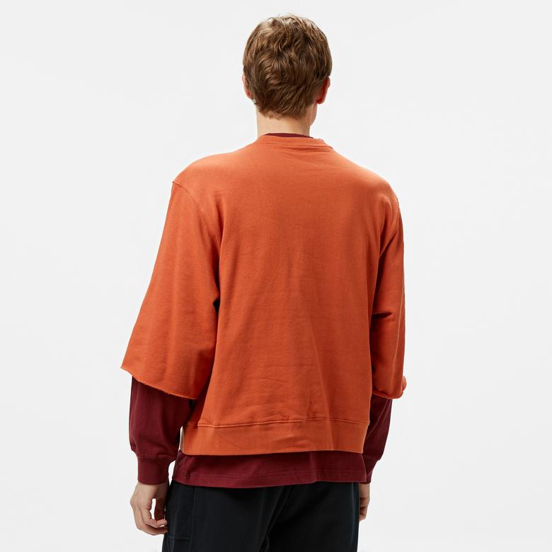 The Hundreds Layer Crewneck Erkek Kahverengi Sweatshirt