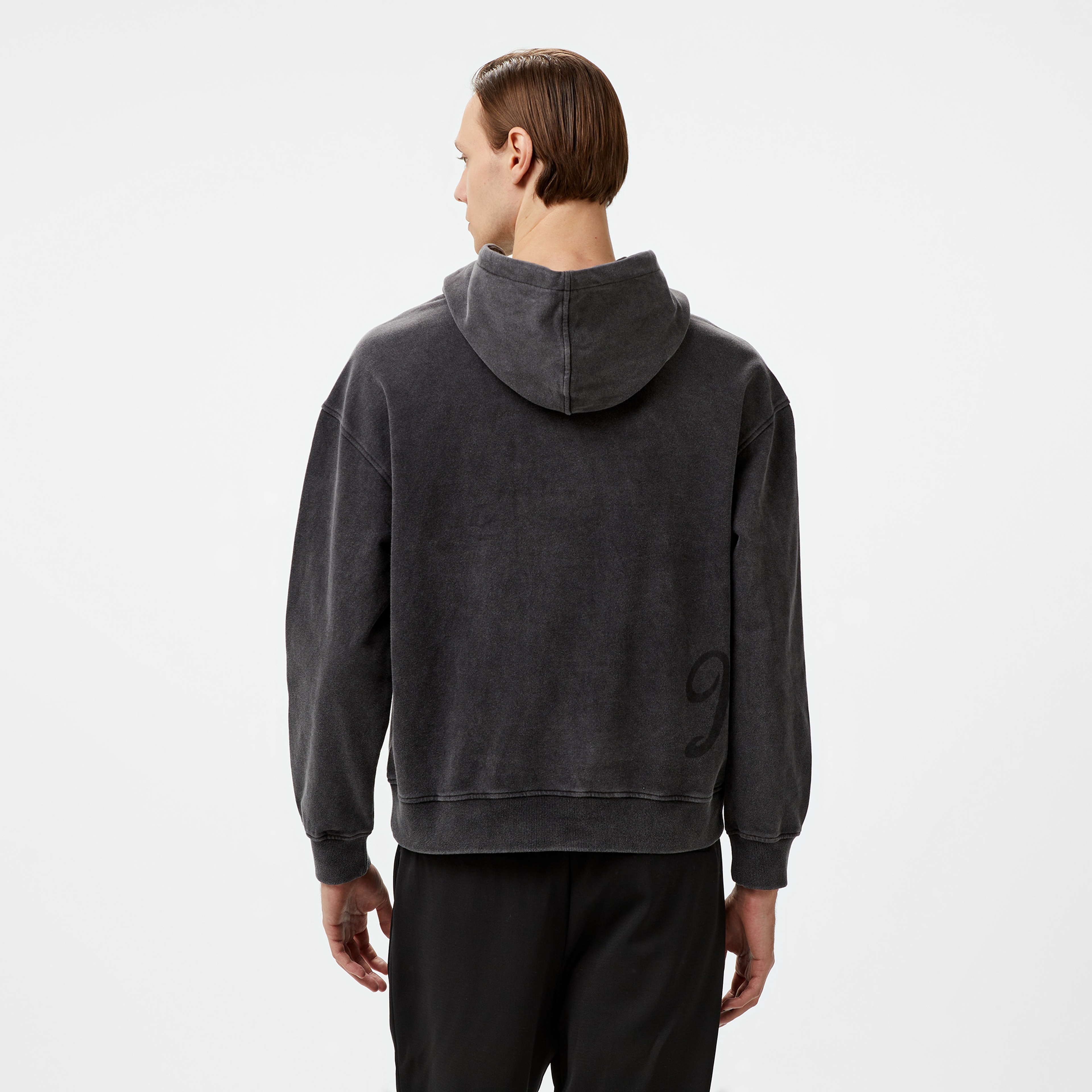 The Hundreds Washed Slant Pullover Erkek Siyah Sweatshirt