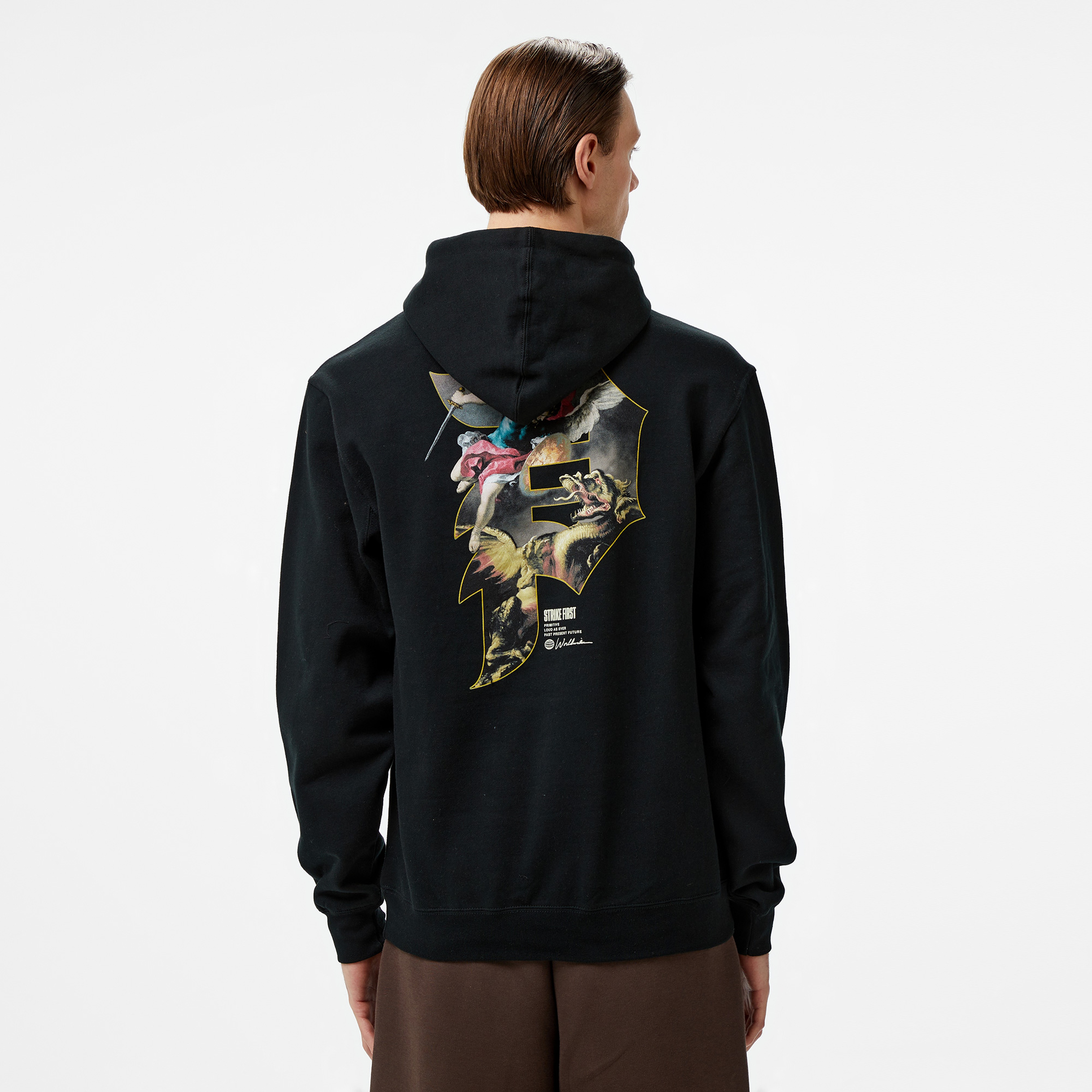 Primitive Courage Erkek Siyah Hoodie