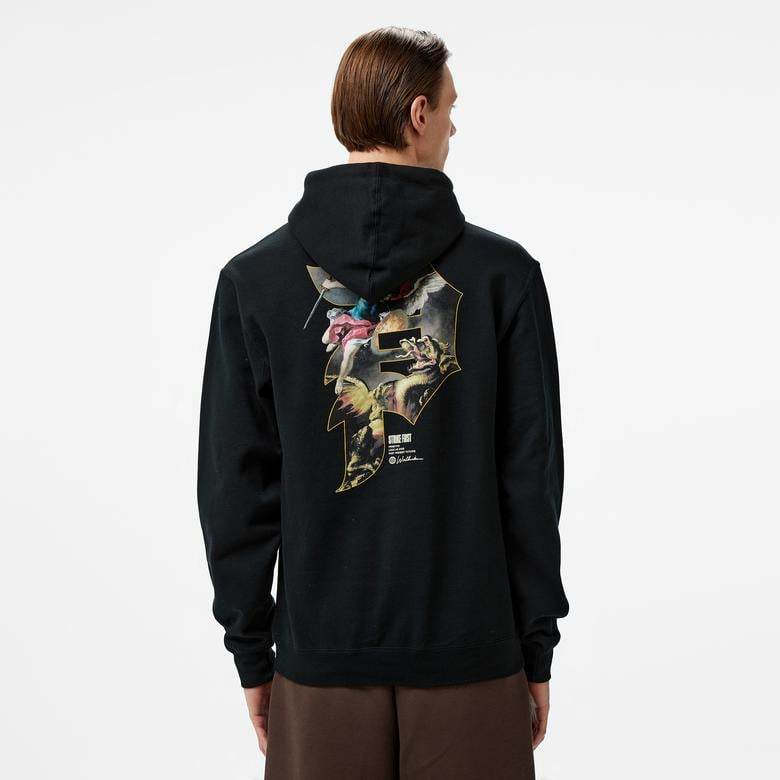 Primitive Courage Erkek Siyah Hoodie