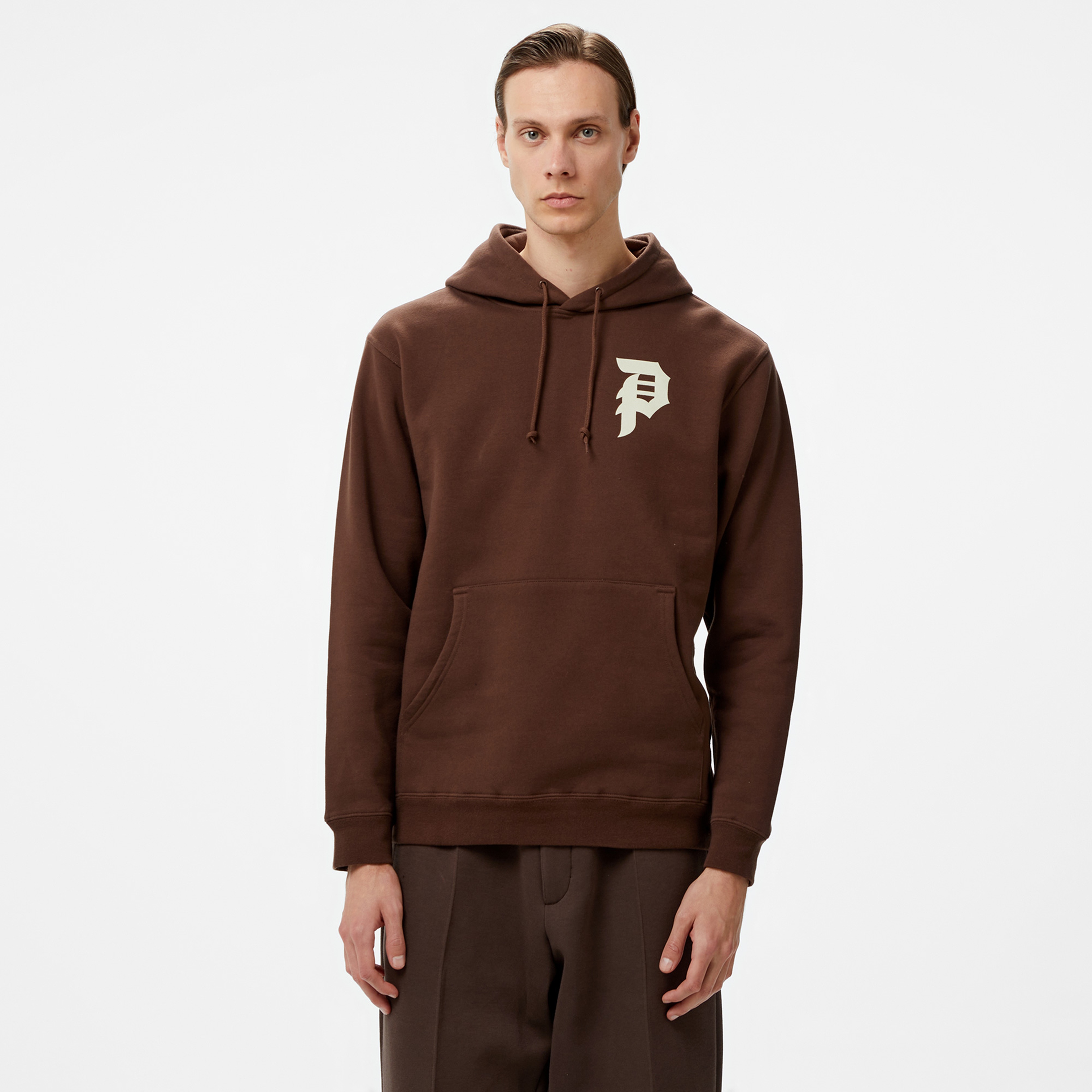 Primitive Courage Hood Erkek Kahverengi Hoodie