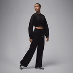 Jordan Flight Fleece Top 24 Kadın Siyah Sweatshirt