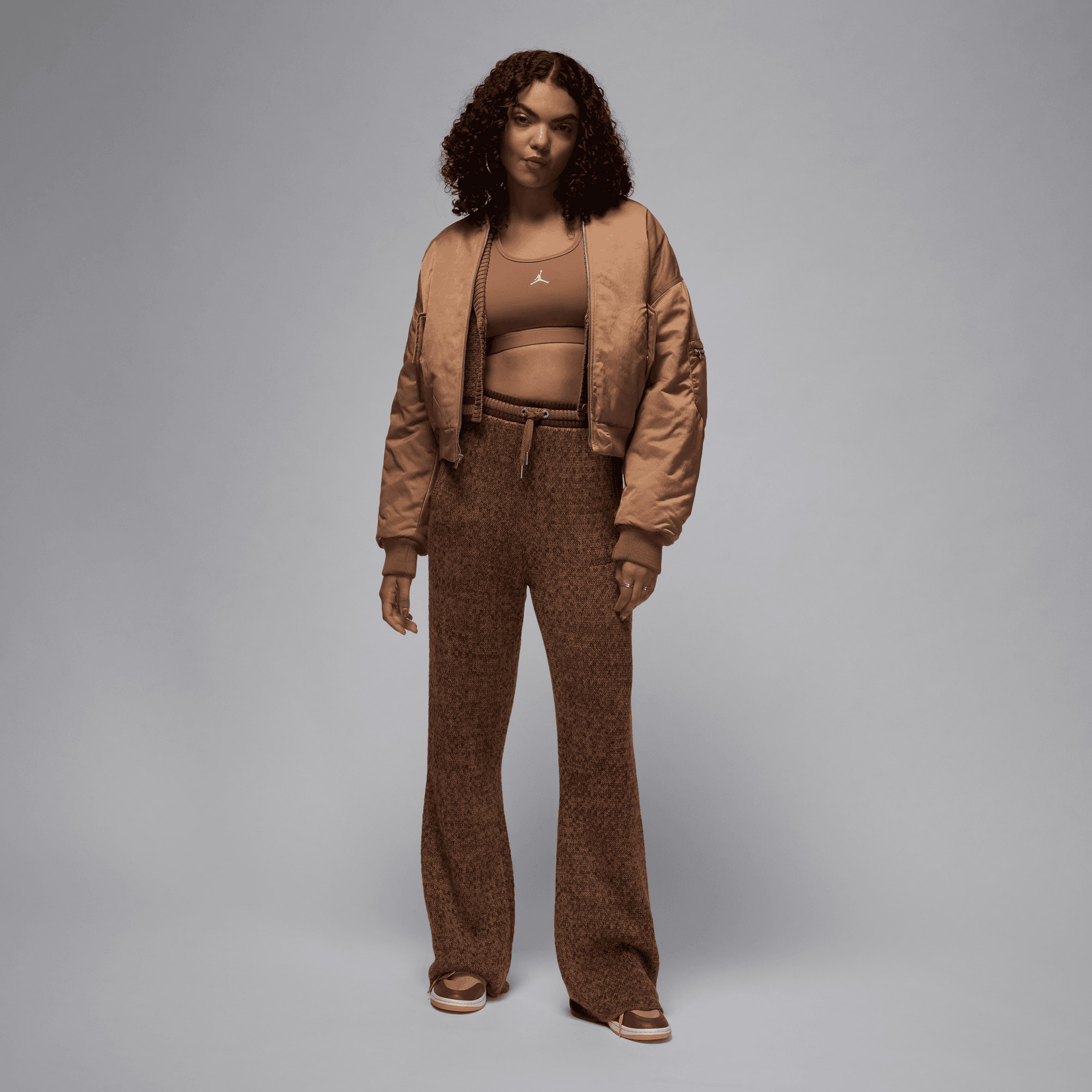 Jordan Renegade Jkt 24 Fill Kadın Kahverengi Ceket