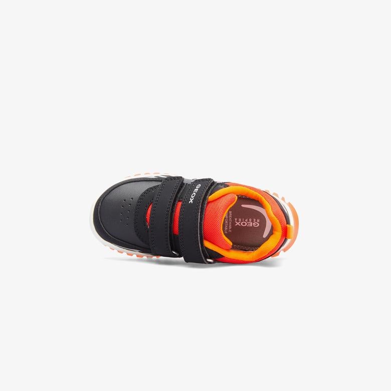 Geox B Lightyloo A Bebek Siyah Sneaker