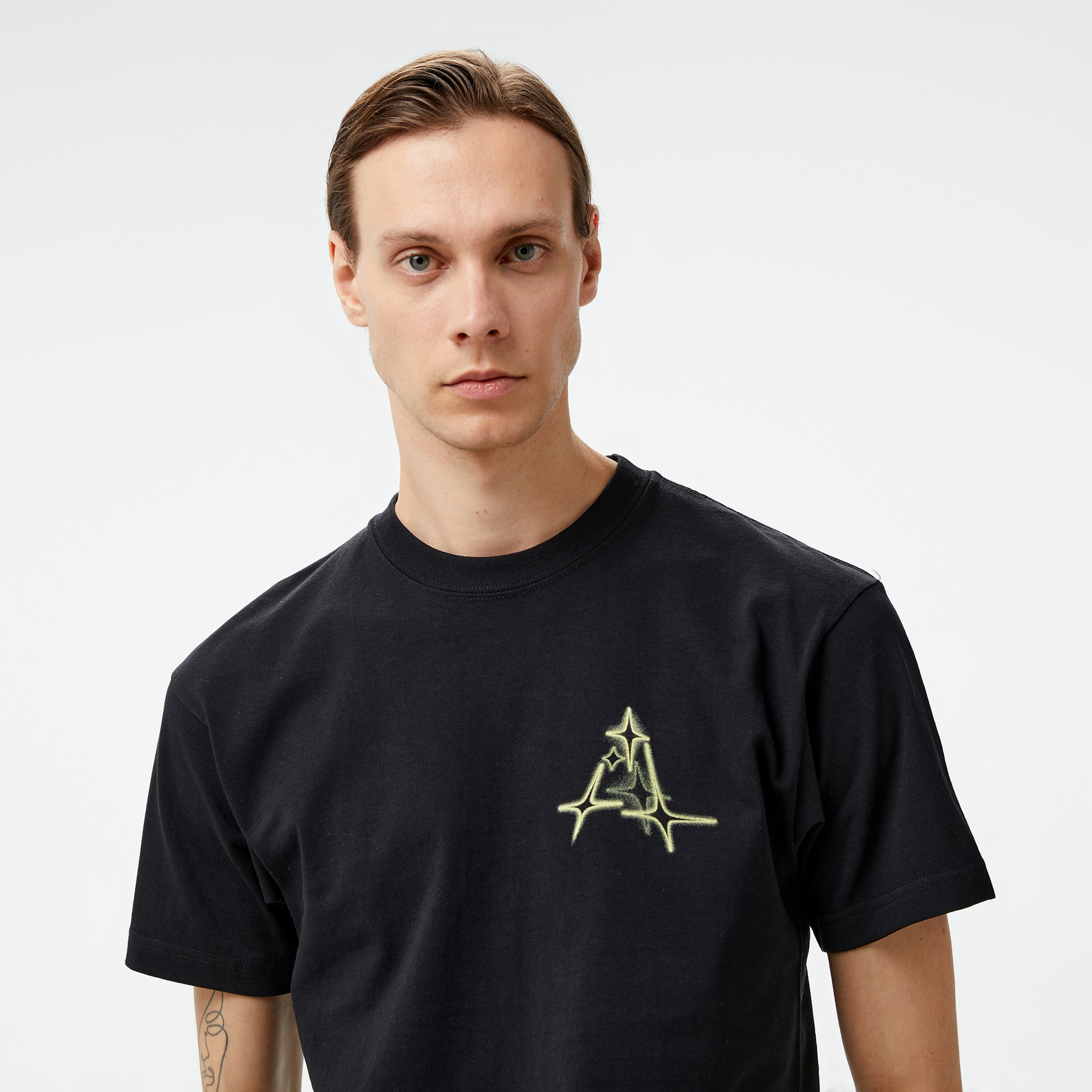 HUF Gleam Erkek Siyah Tişört