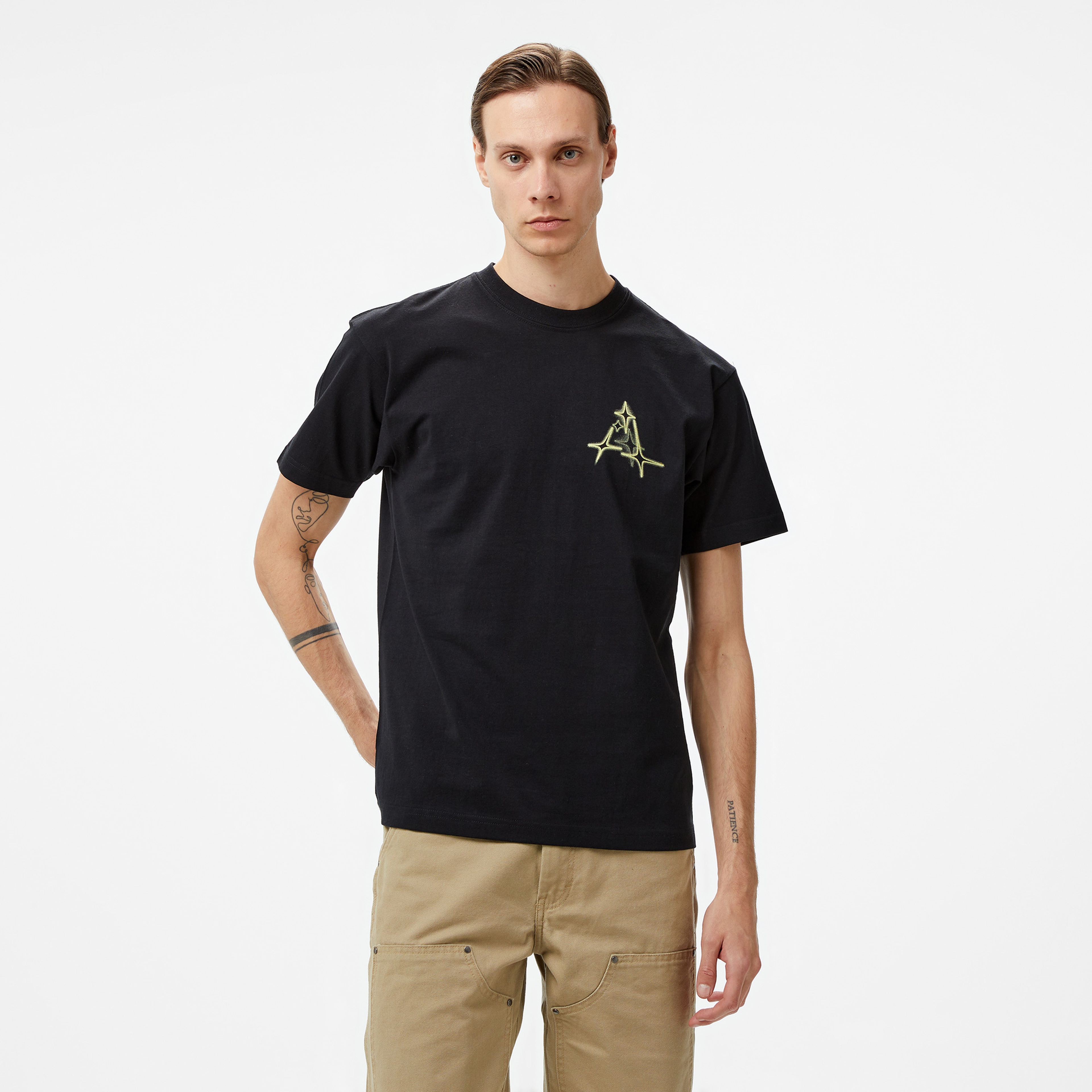 HUF Gleam Erkek Siyah Tişört