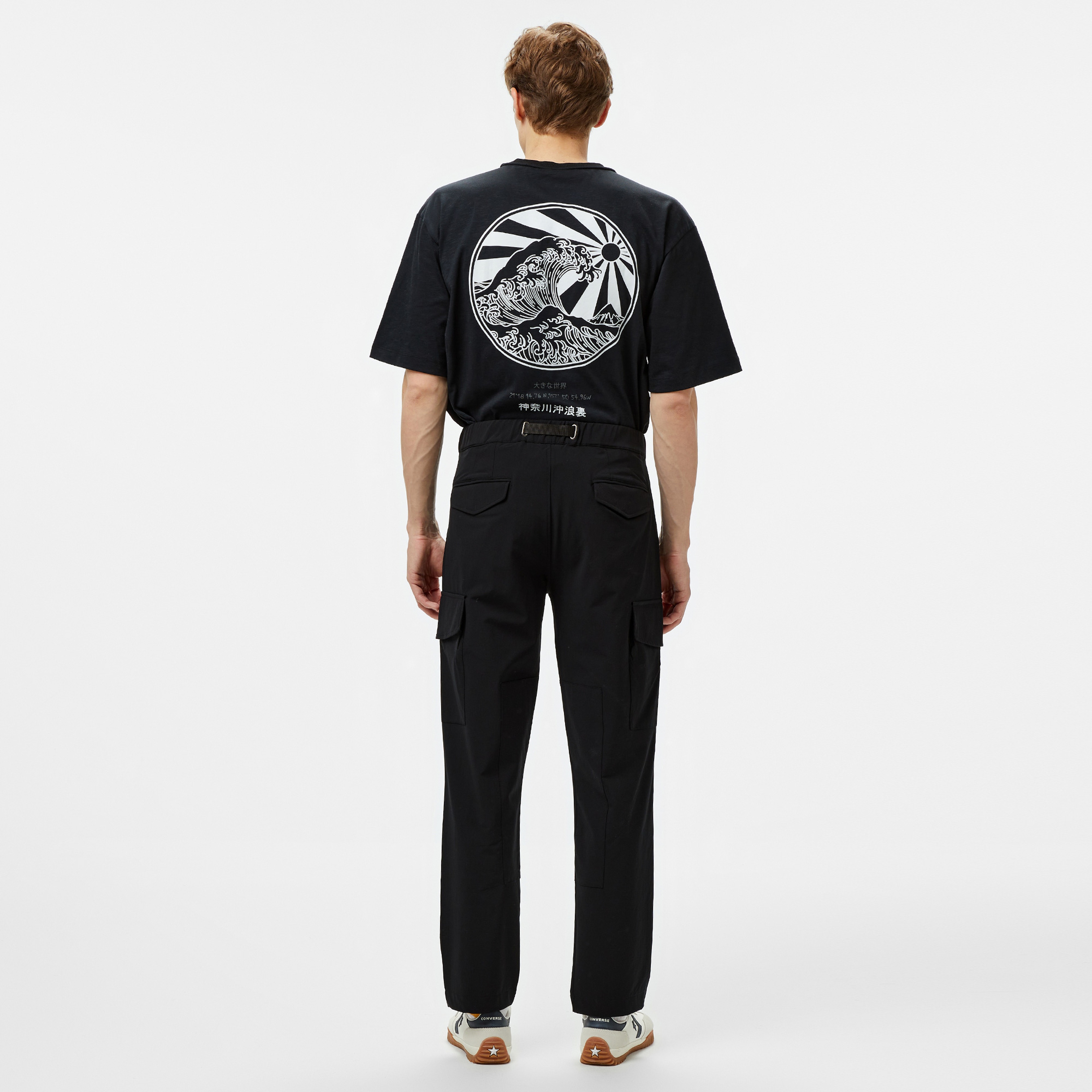 The Stay Line Ena Erkek Siyah Kargo Pantolon