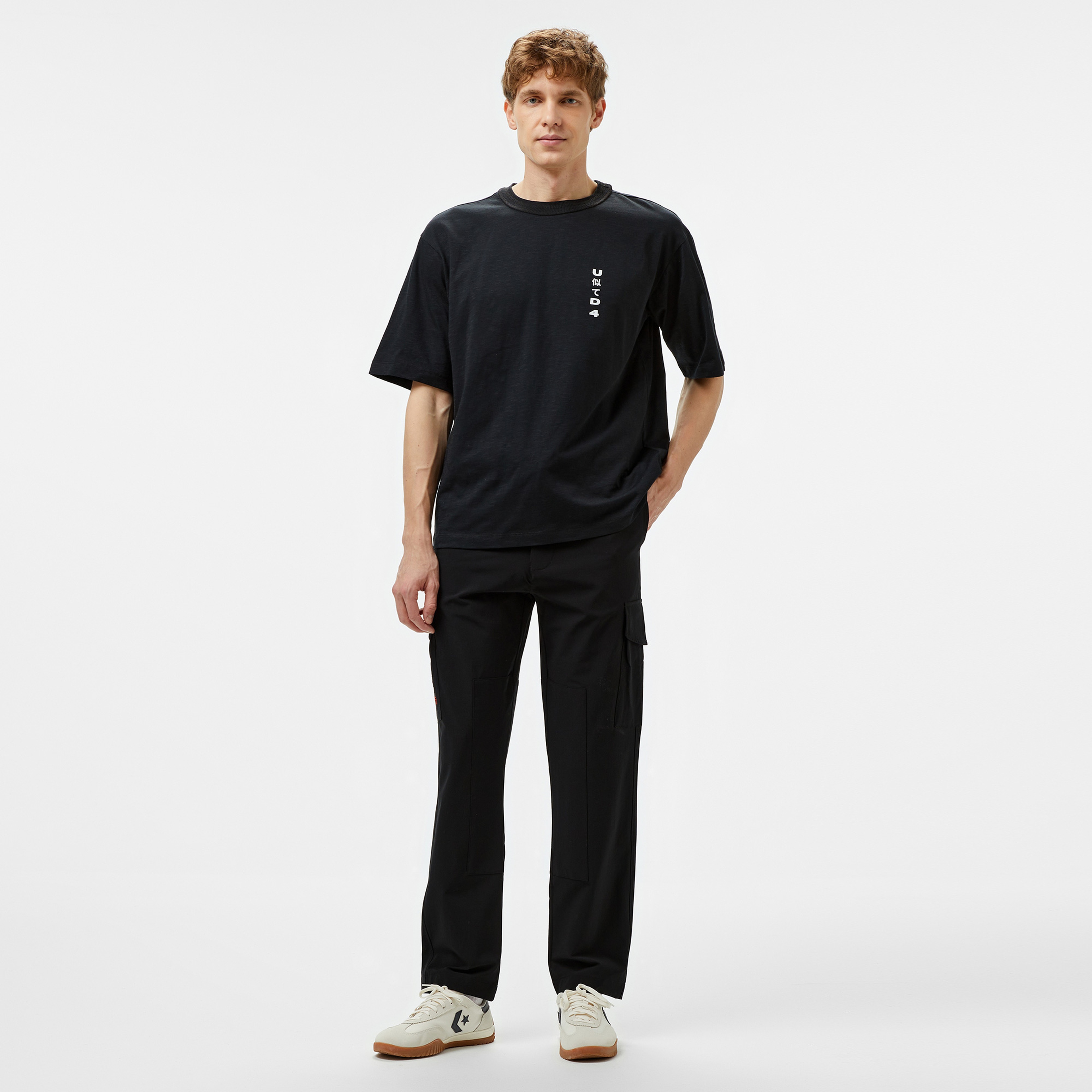 The Stay Line Ena Erkek Siyah Kargo Pantolon