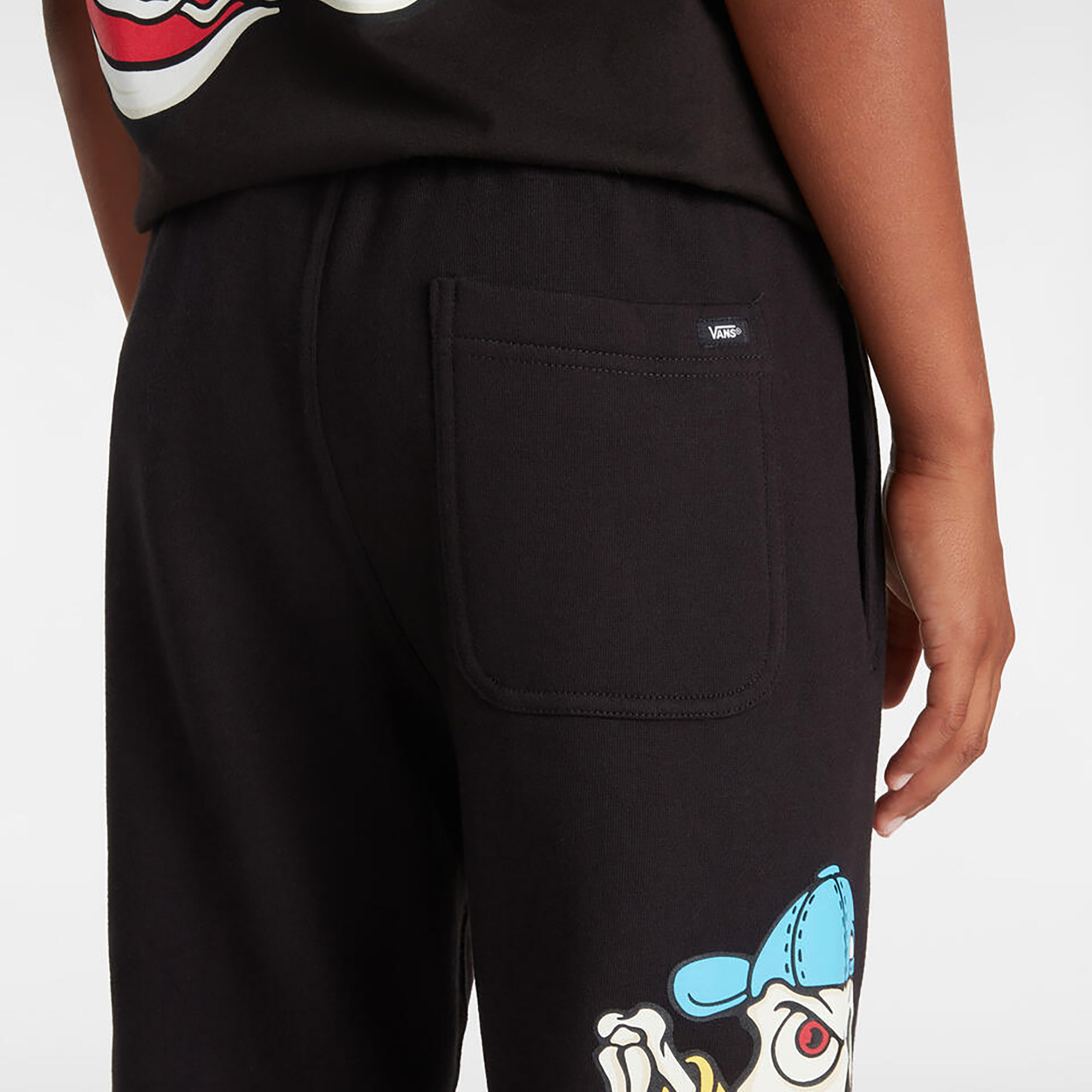 Vans Reggie Fleece Çocuk Siyah Eşofman Altı